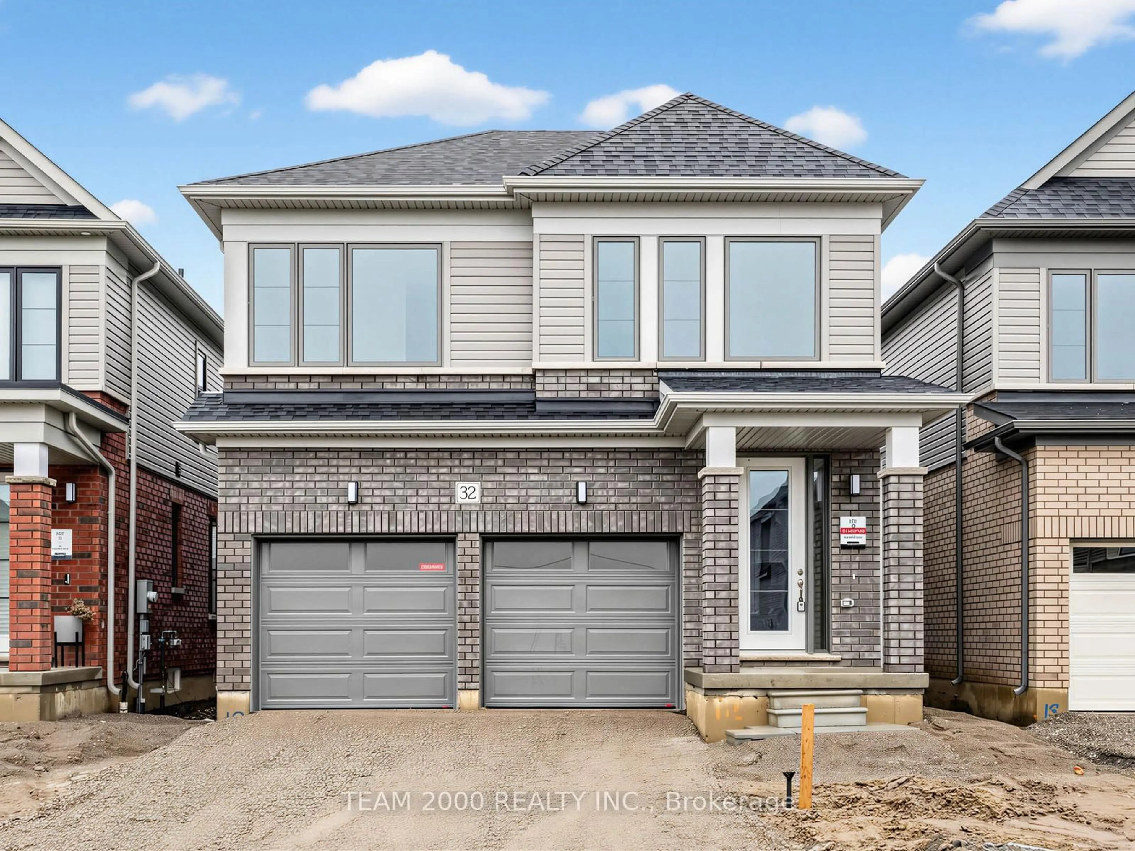 Home with brick exterior material, street for 32 Mayhew Lane, Hamilton Ontario L0R 1C0