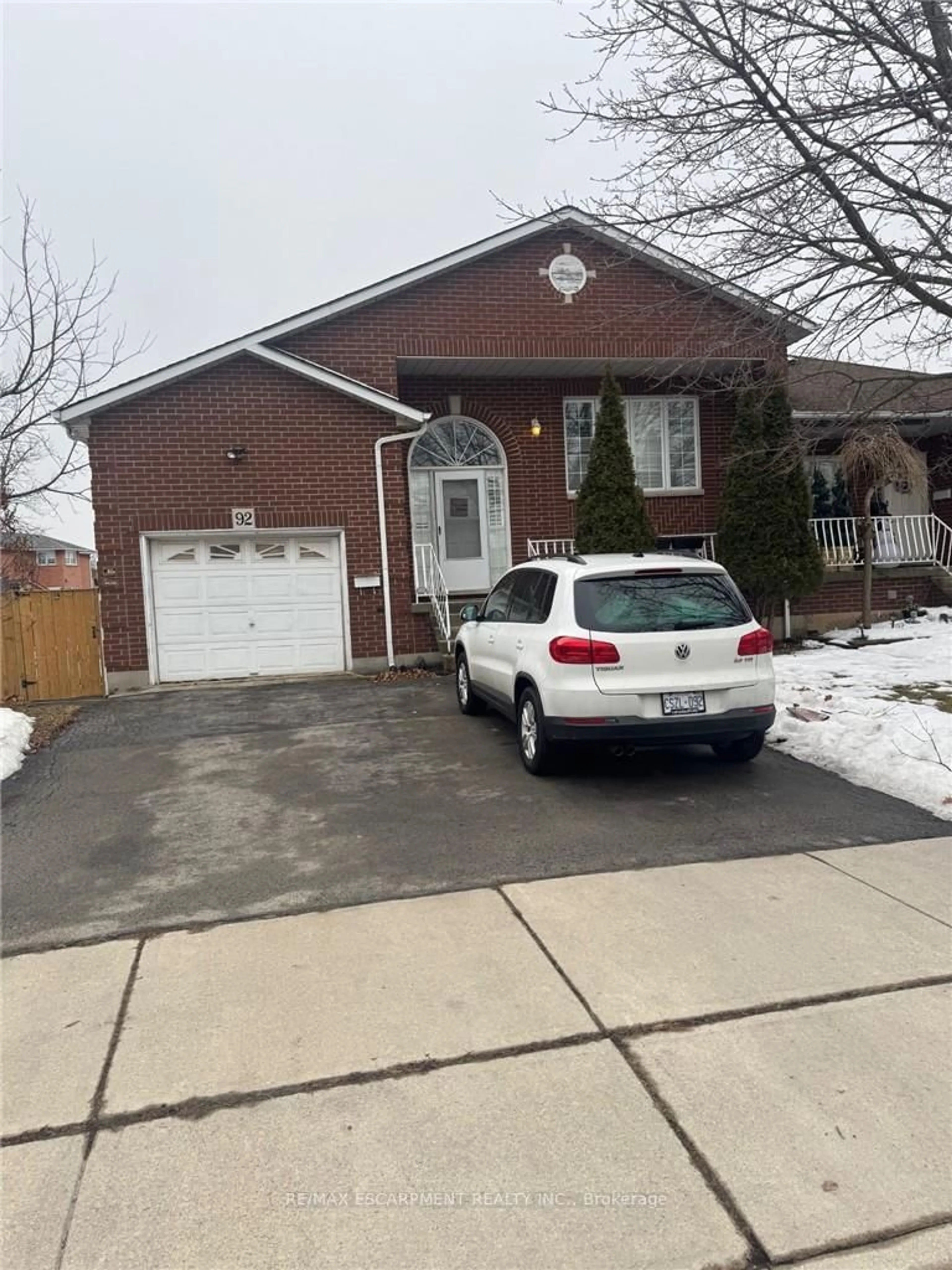 Home with brick exterior material, street for 92 Blenheim Dr, Hamilton Ontario L8E 1W5