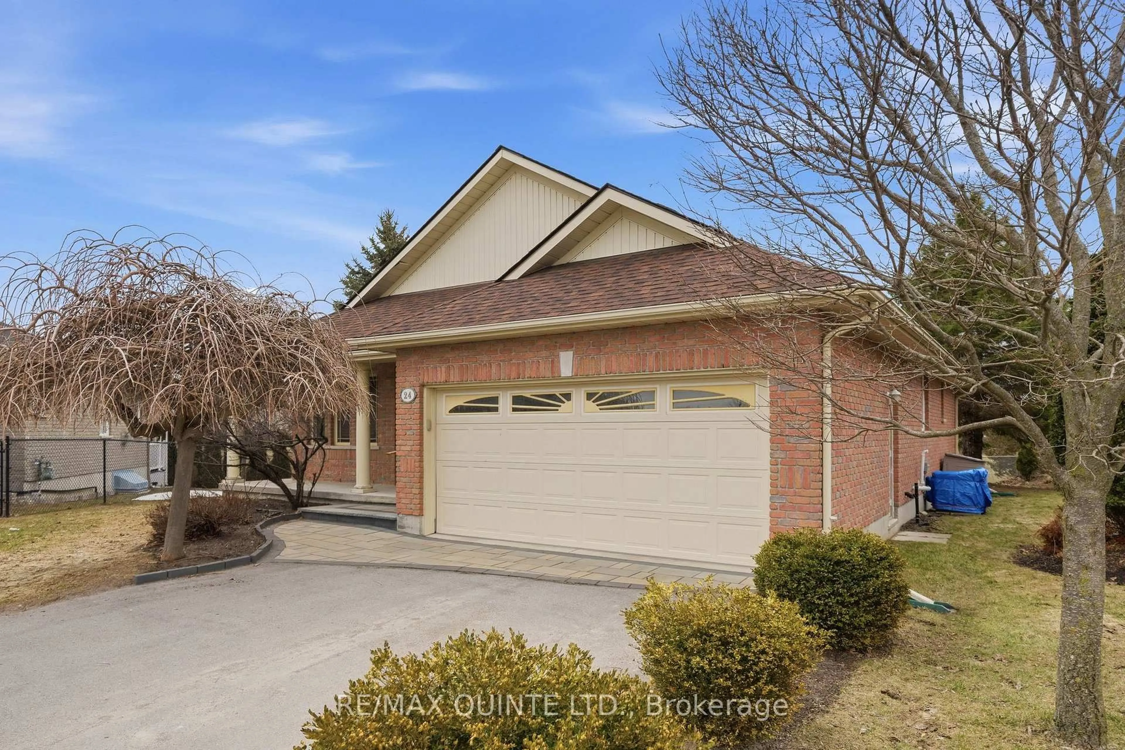 Home with brick exterior material, street for 24 Britton Pl, Belleville Ontario K8P 5N5