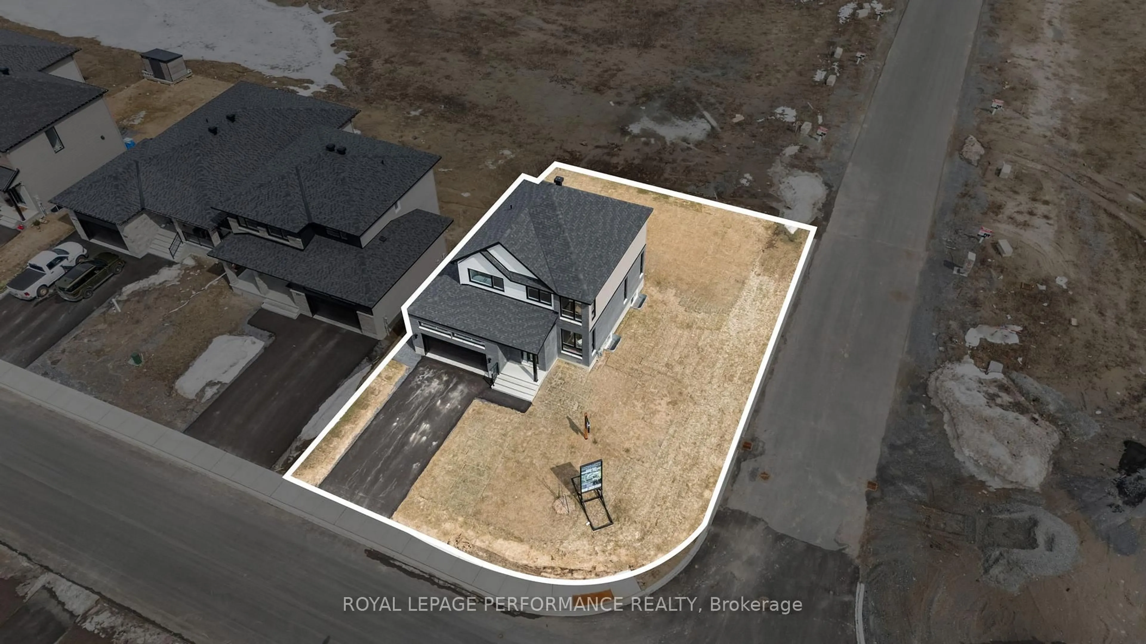 A pic from outside/outdoor area/front of a property/back of a property/a pic from drone, street for 235 Bourdeau Blvd, The Nation Ontario K0A 2M0