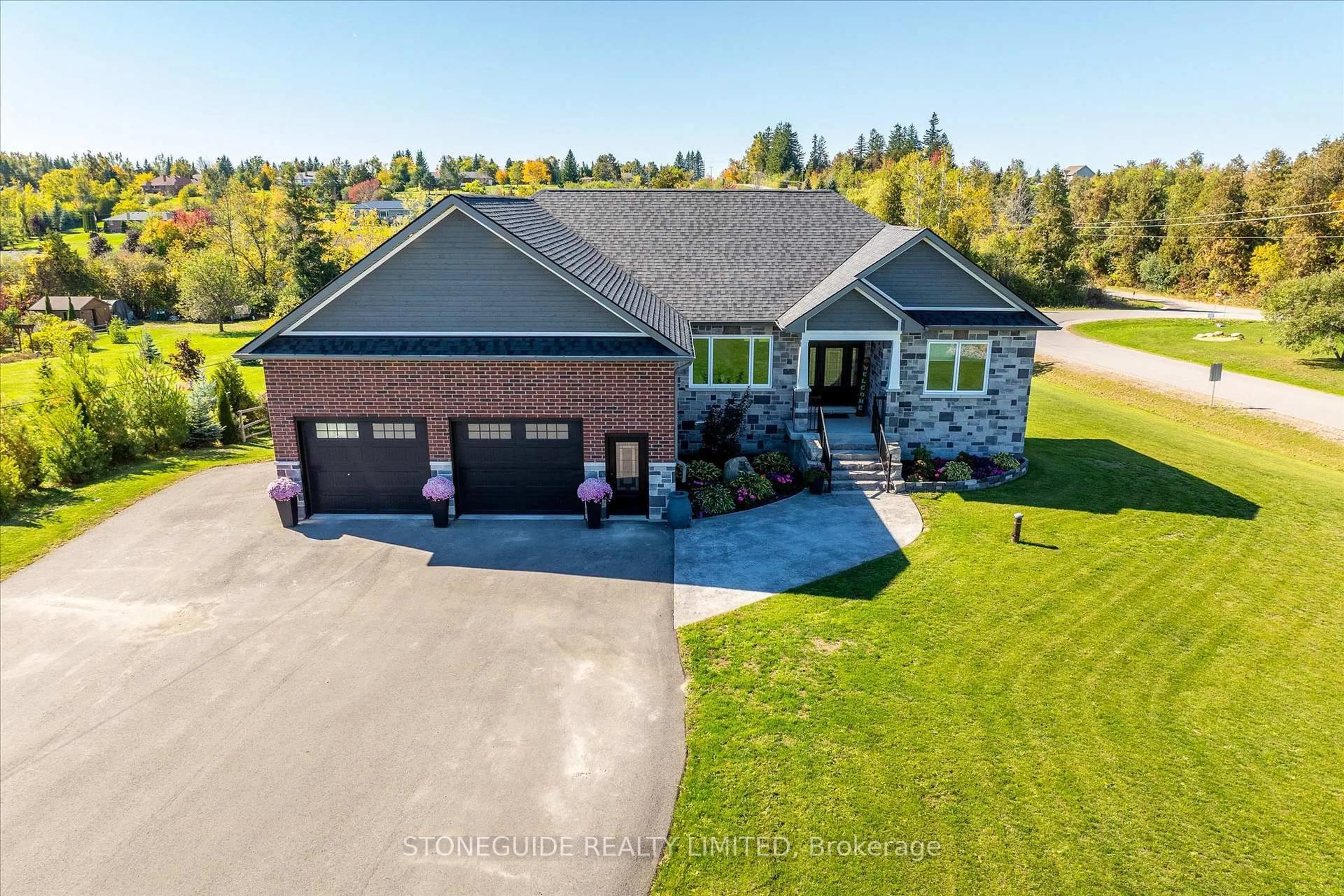 A pic from outside/outdoor area/front of a property/back of a property/a pic from drone, unknown for 105 Arnott Dr, Selwyn Ontario K0L 1T0