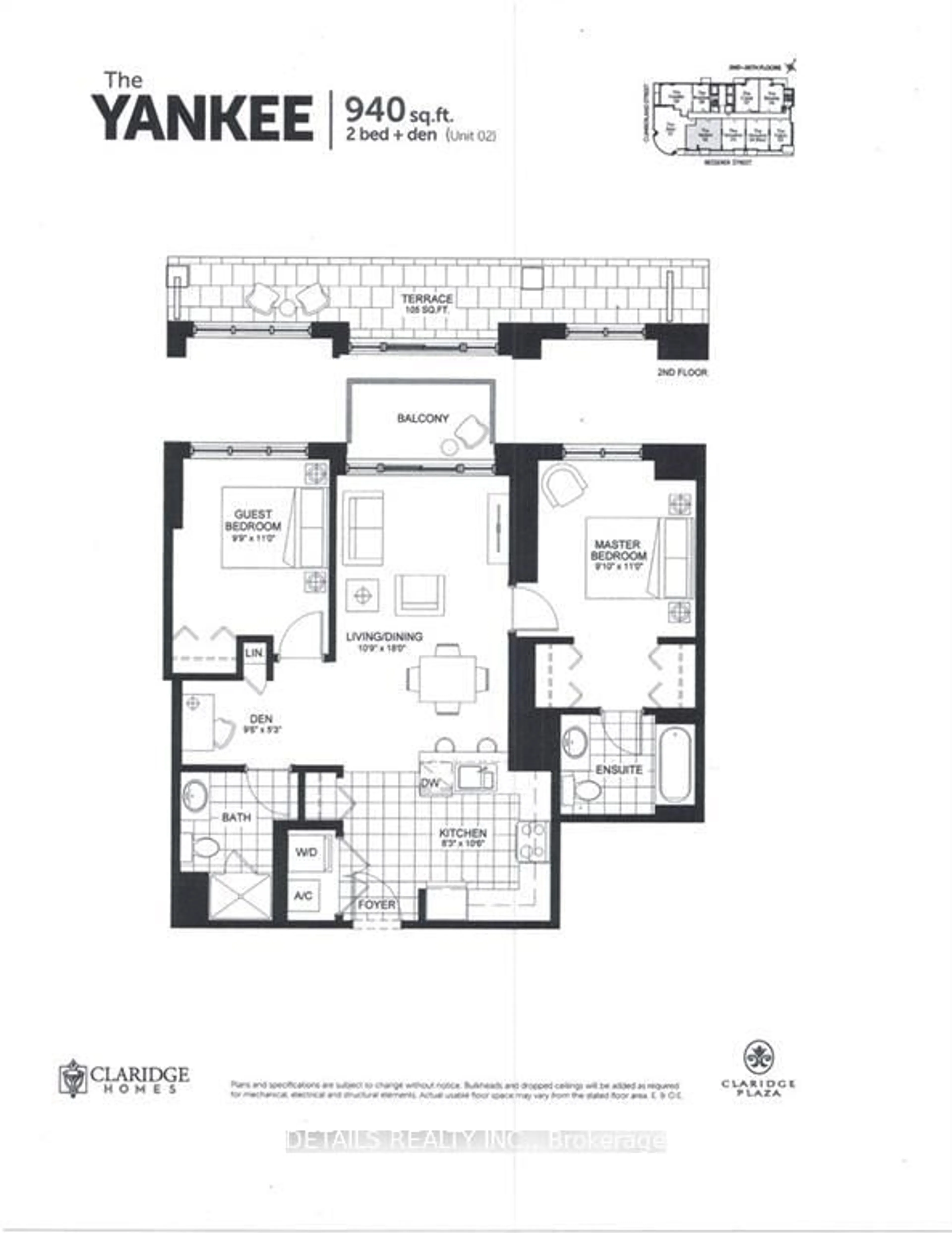 Floor plan for 195 BESSERER St #2102, Ottawa Ontario K1N 0B6