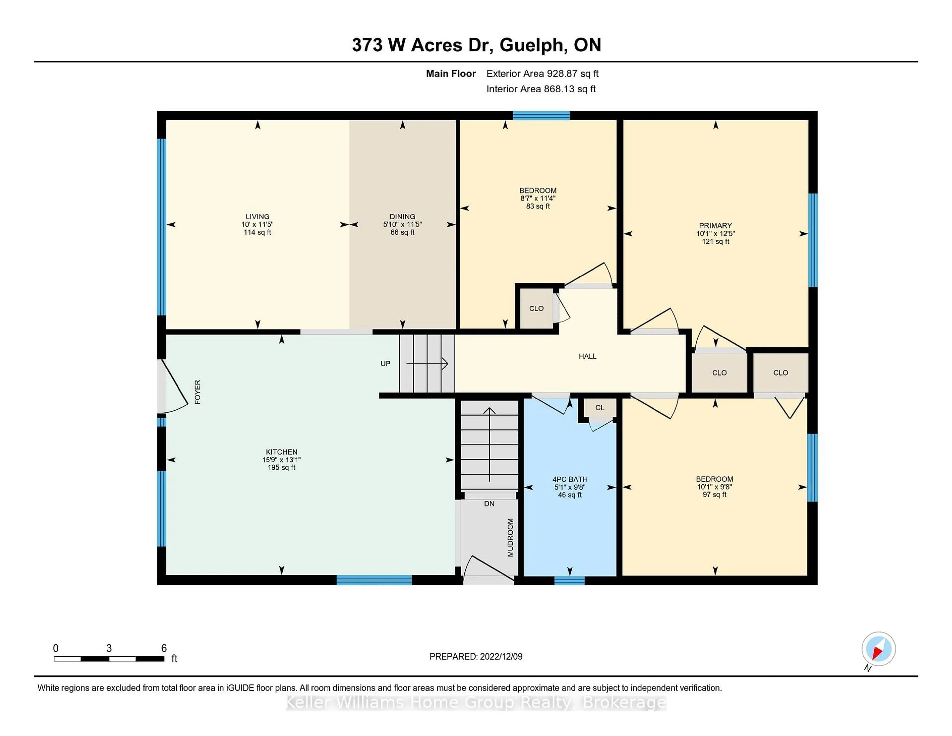 Floor plan for 373 West Acres Dr, Guelph Ontario N1H 7B3