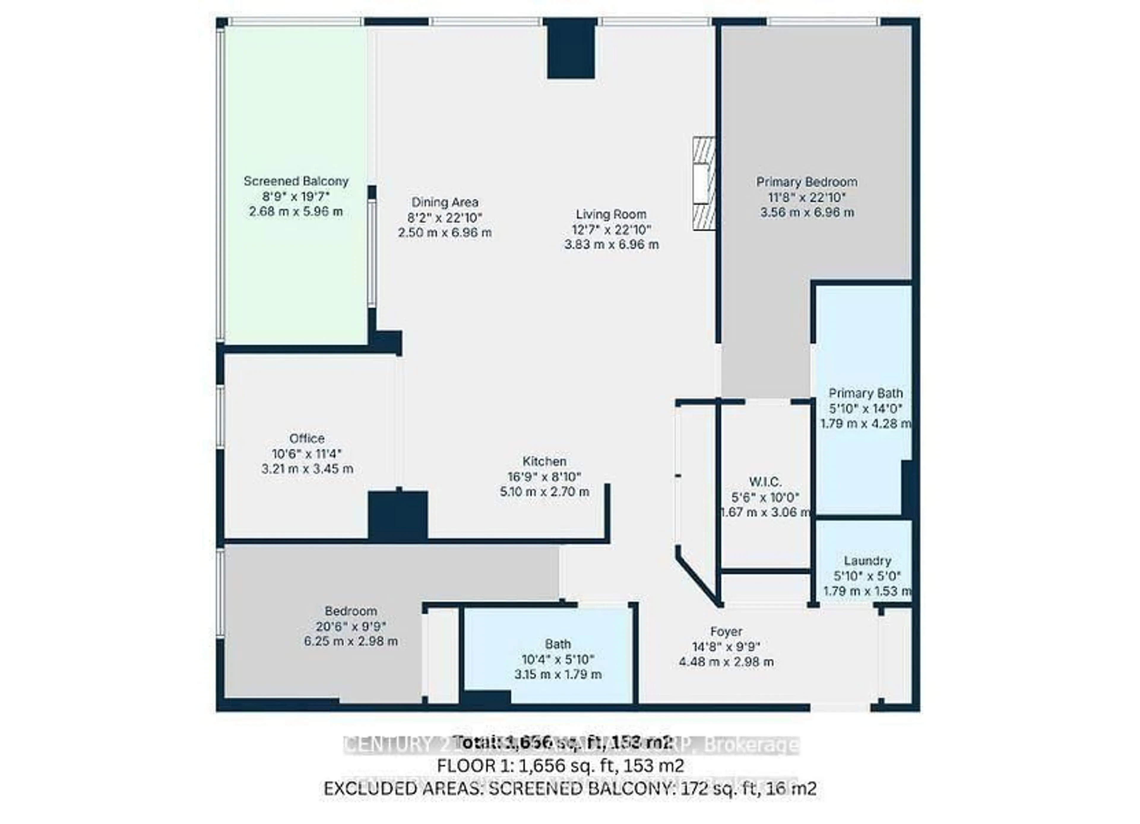 Floor plan for 240 Villagewalk Blvd #504, London North Ontario N6G 0P6