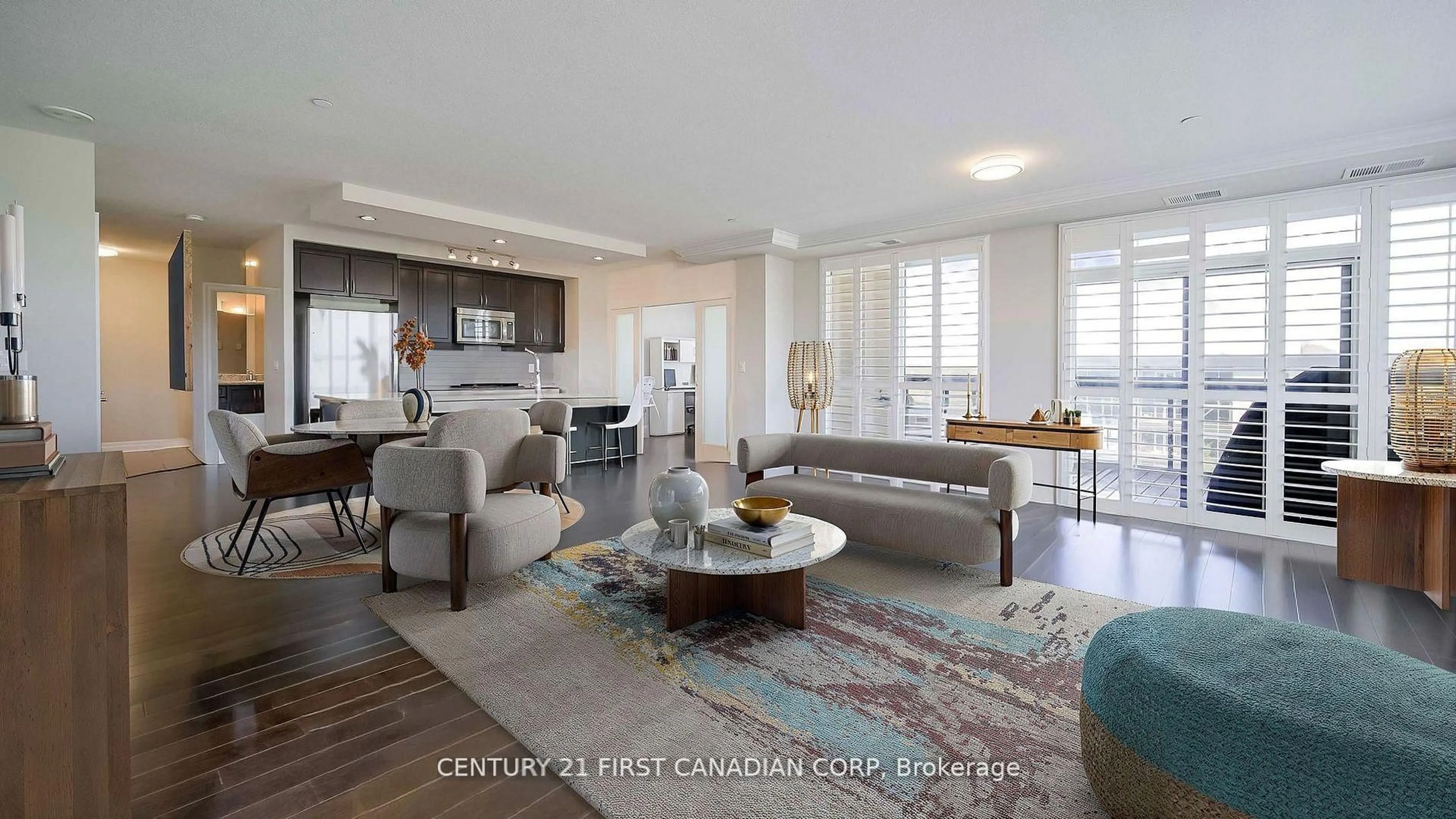 Living room with furniture, unknown for 240 Villagewalk Blvd #504, London North Ontario N6G 0P6