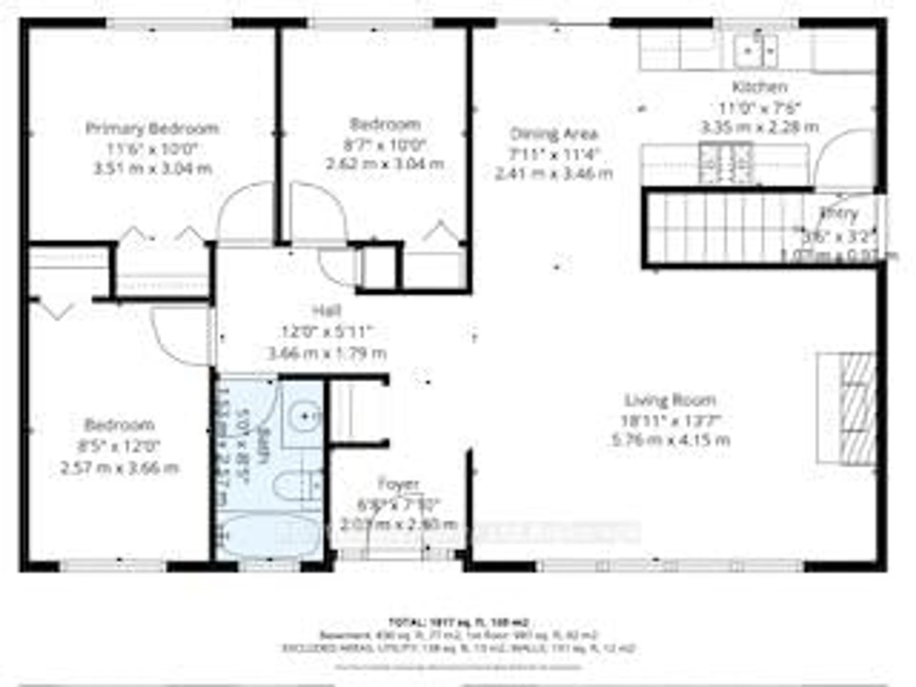 Floor plan for 318 Broadway St, Tillsonburg Ontario N4G 3S1