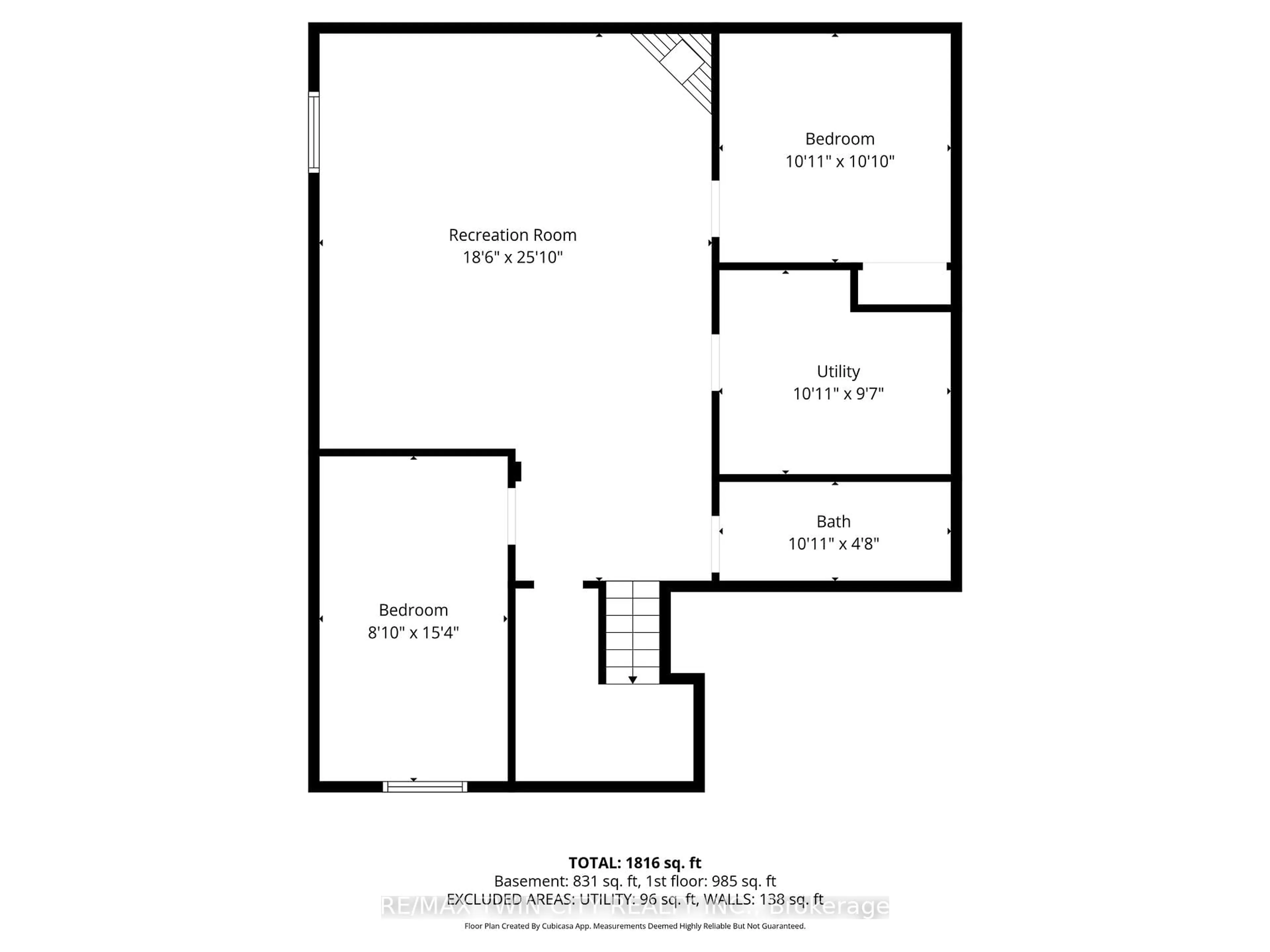 Floor plan for 3 Oliver Crt, Brantford Ontario N3T 6N6