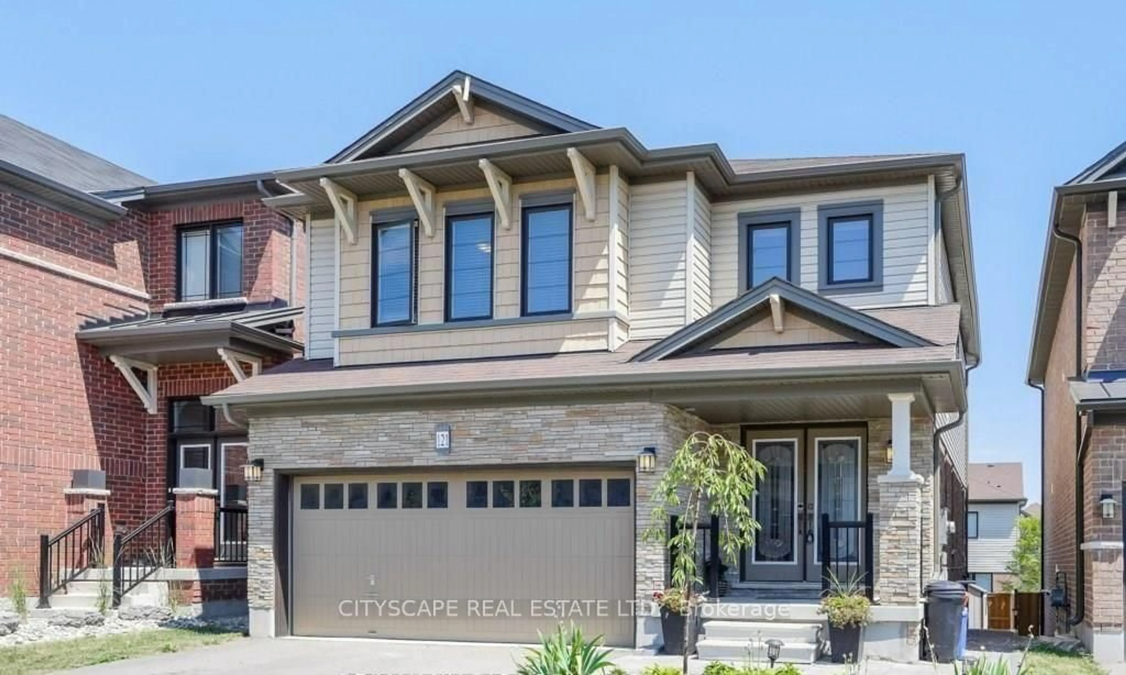 Home with brick exterior material, street for 121 Crafter Cres, Hamilton Ontario L8J 0H8