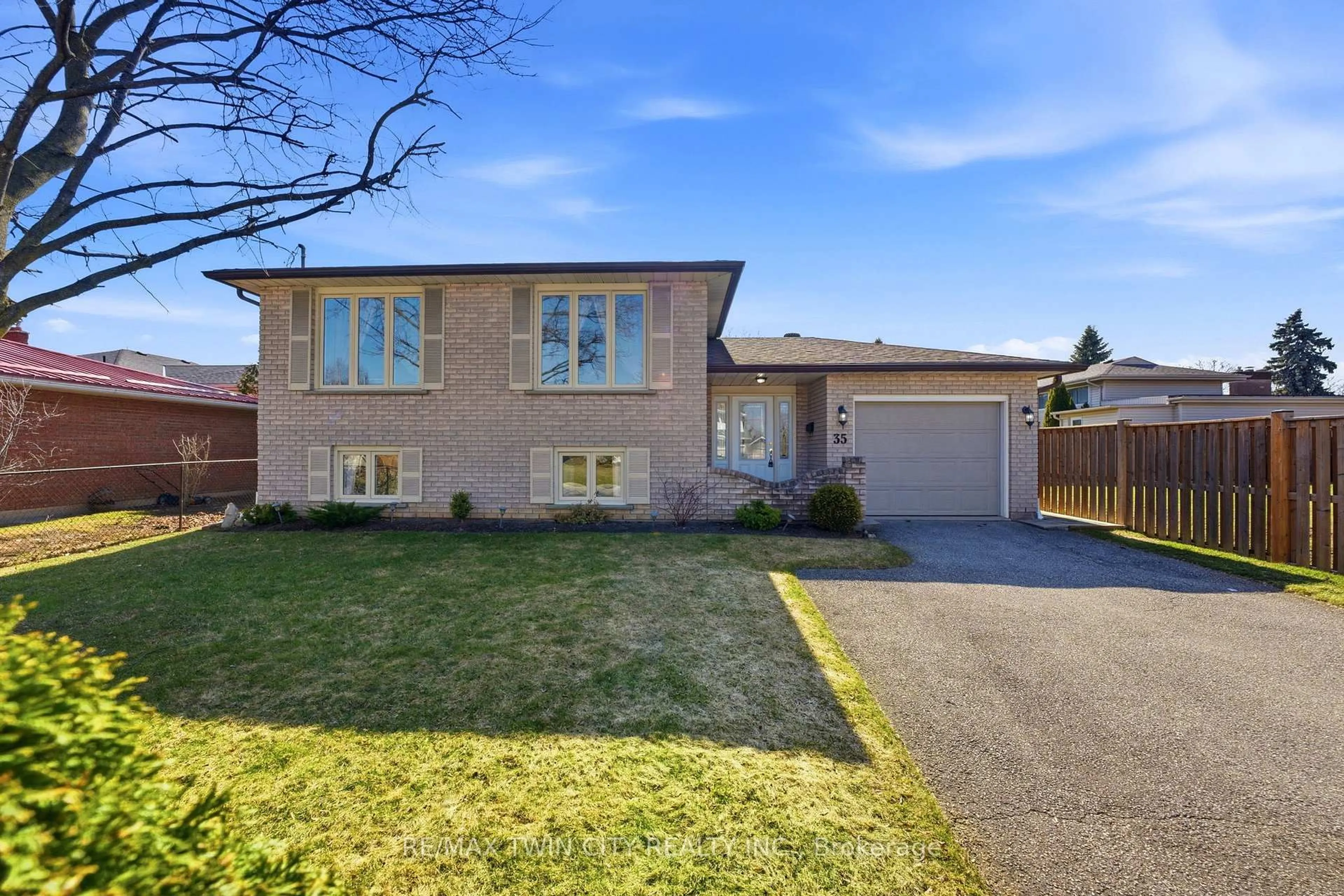 Home with brick exterior material, street for 35 Bernard Ave, Brantford Ontario N3R 7K7