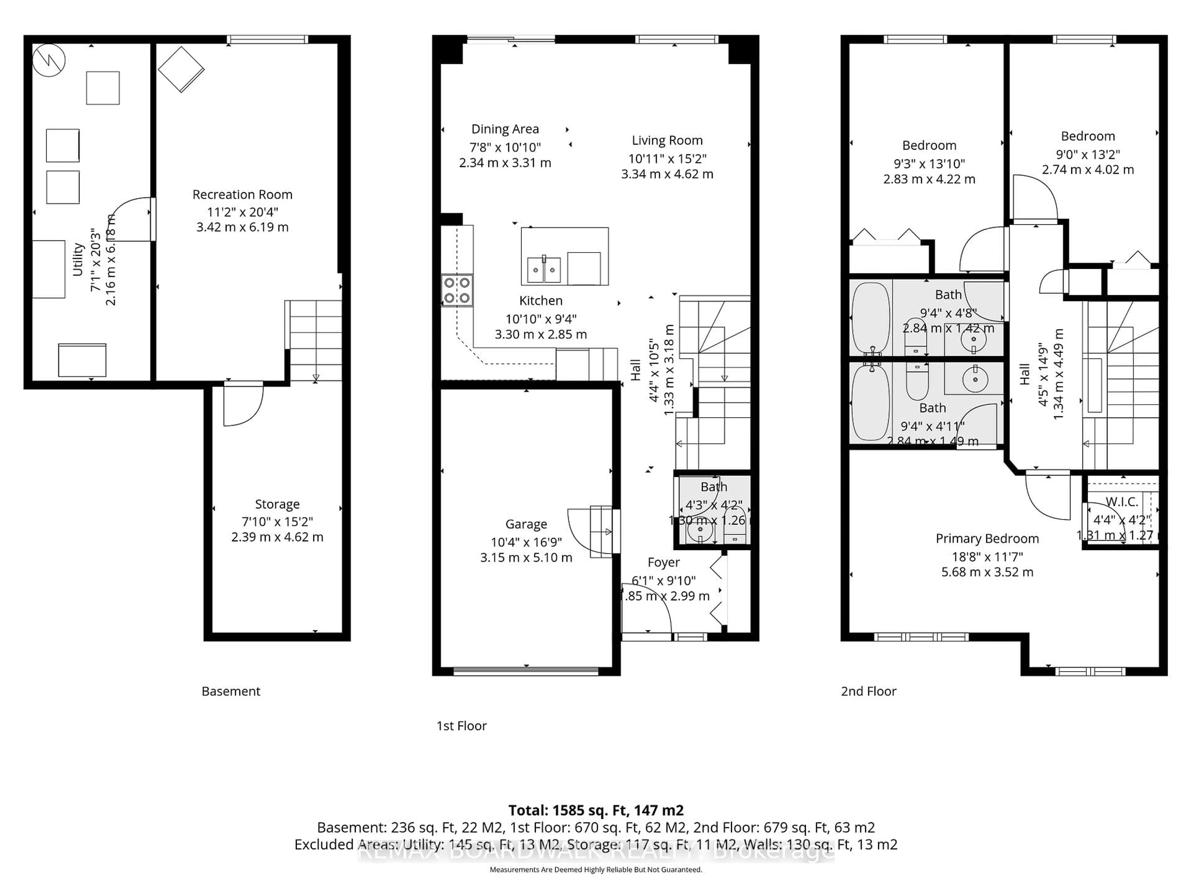 Floor plan for 110 Prem Circ, Ottawa Ontario K2J 0C5