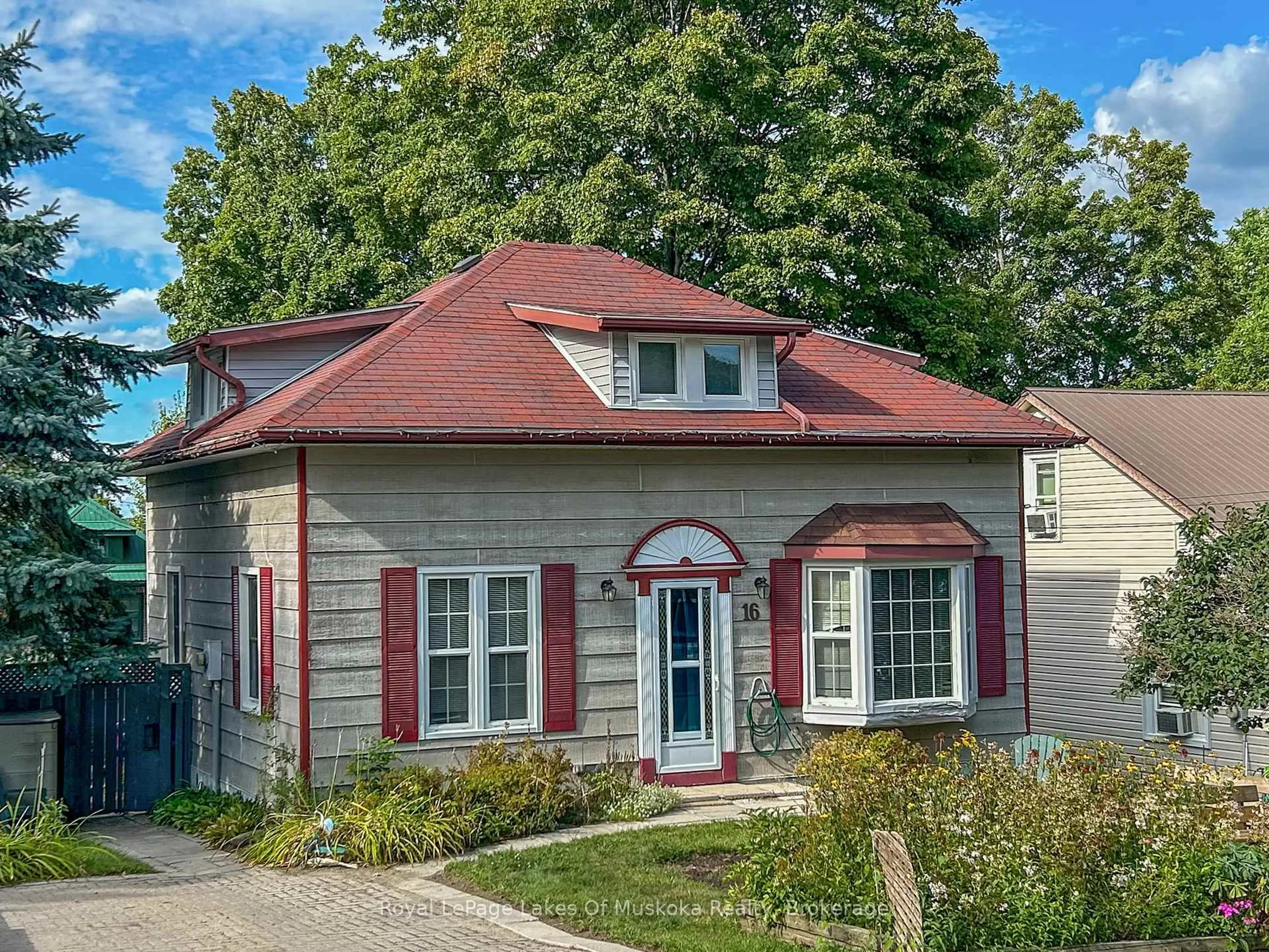 Home with brick exterior material, street for 16 Rogers Rd, Huntsville Ontario P1H 1T1