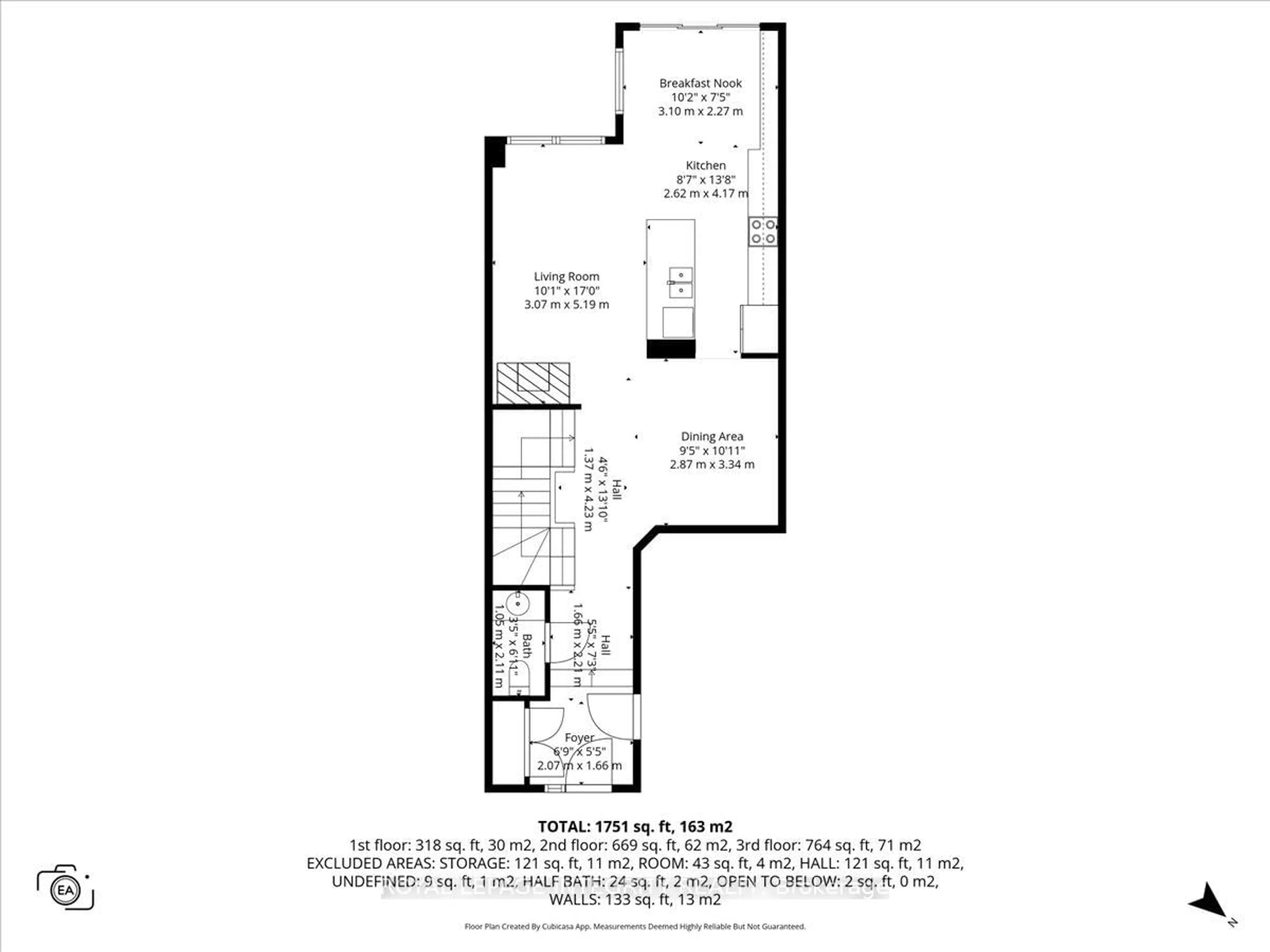 Floor plan for 154 Woodhurst Cres, Stittsville Ontario K2S 0T5