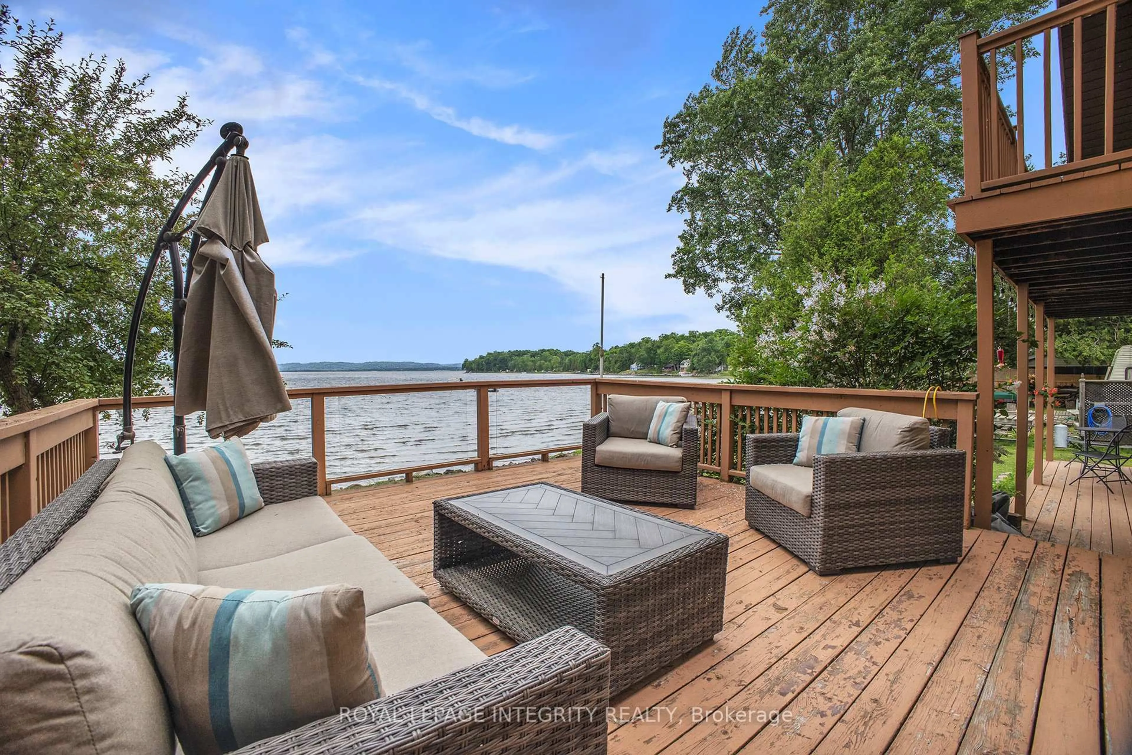 Patio, water/lake/river/ocean view for 501 Stewart Lane, Mcdonalds Corners Ontario K0G 1M0