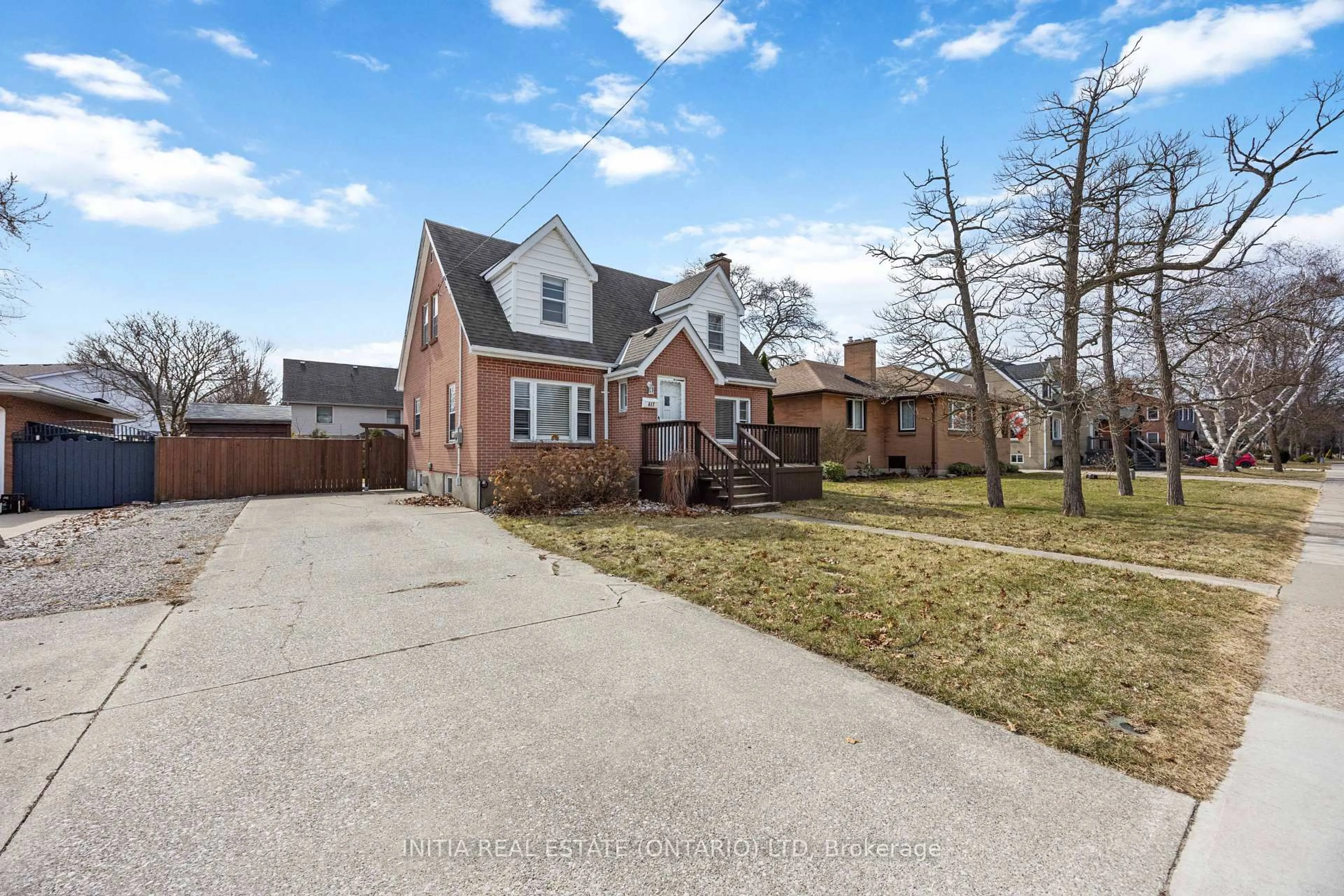 Home with brick exterior material, street for 617 Cathcart Blvd, Sarnia Ontario N7V 2N1