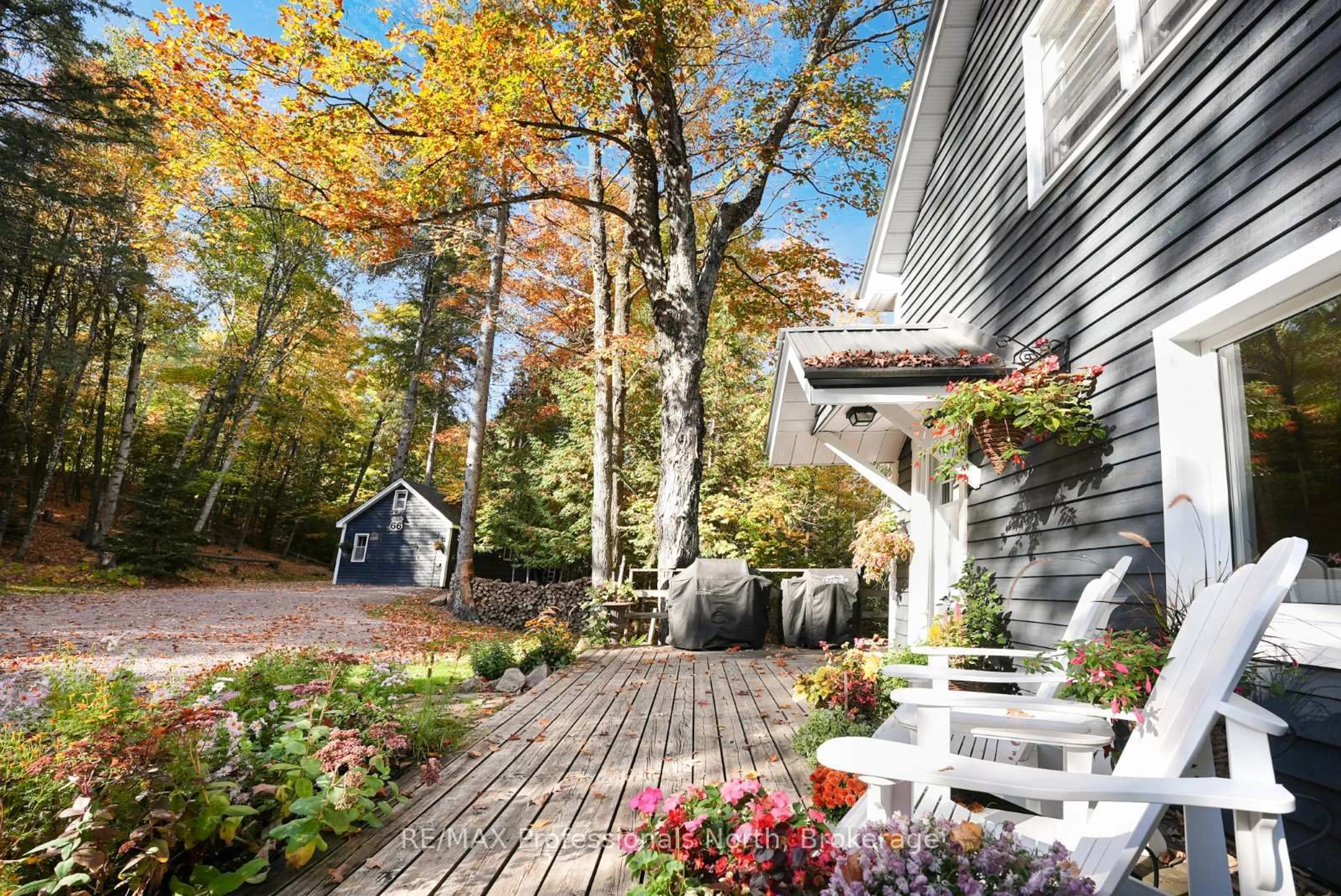 Patio, street for 1005 Osgoode Rd, Minden Hills Ontario K0M 2K0