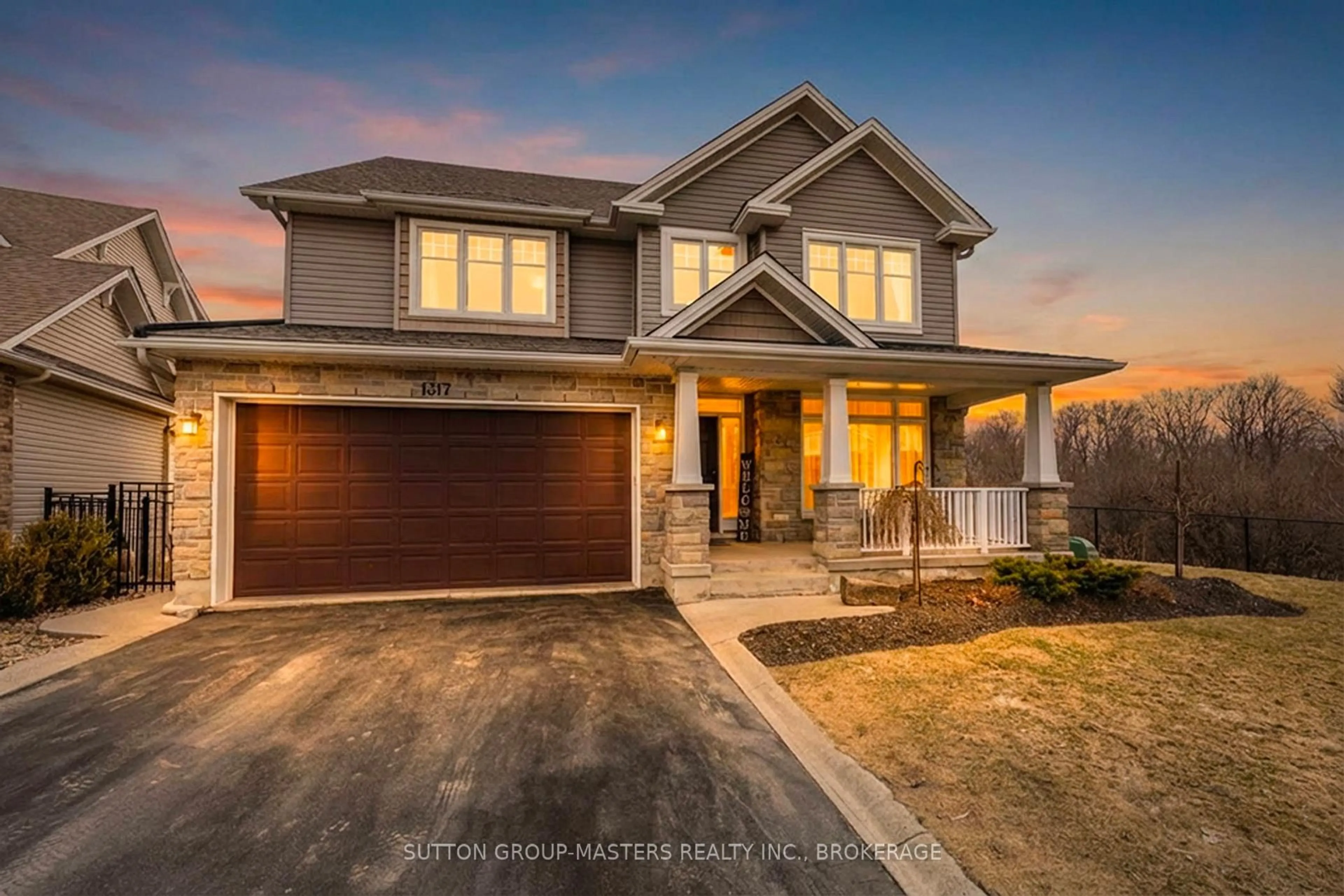 Home with brick exterior material, street for 1317 Greenwood Park Dr, Kingston Ontario K7K 0E3