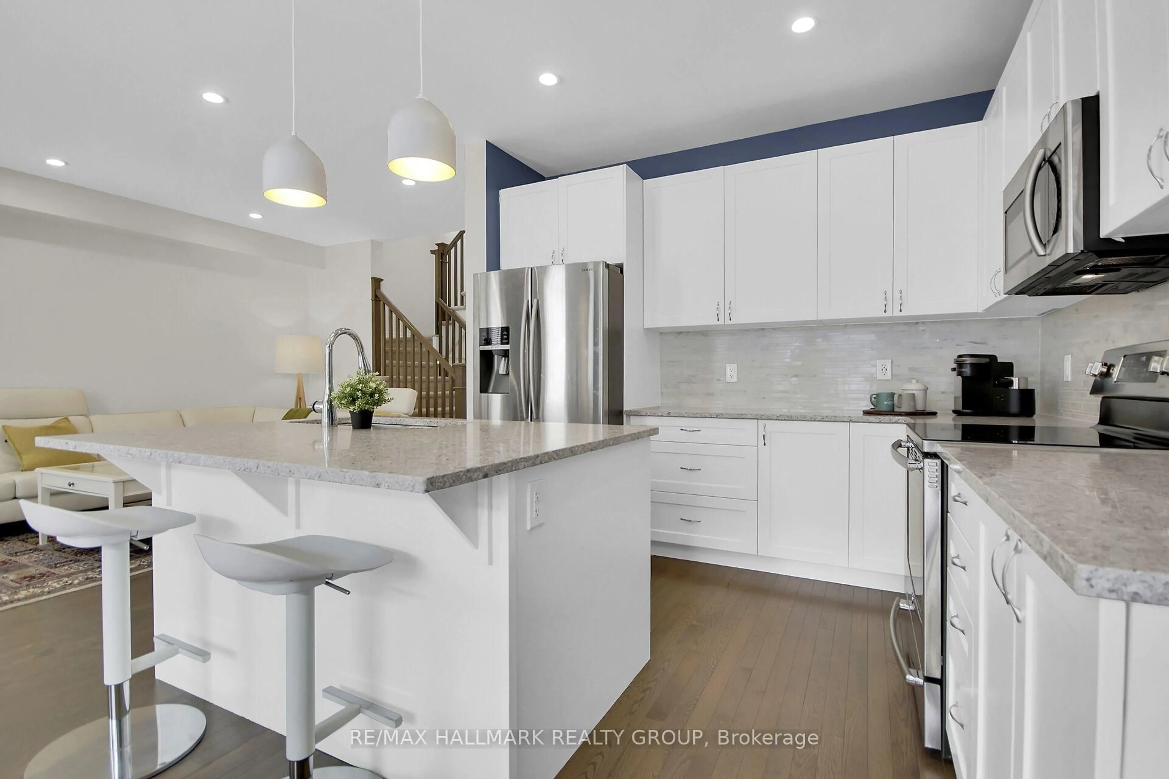 Contemporary kitchen, ceramic/tile floor for 225 Rivertree St, Ottawa Ontario K2M 0J4