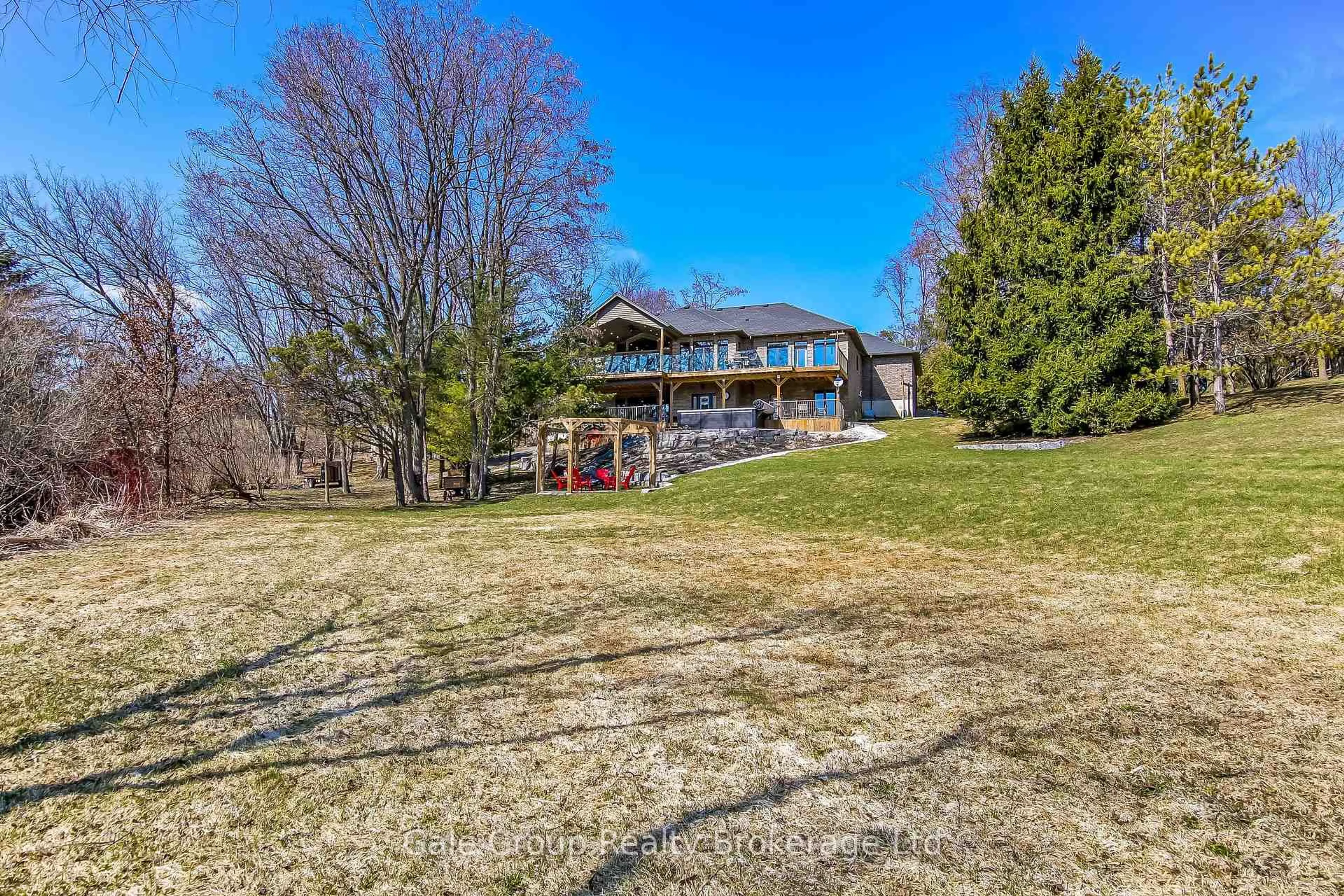 A pic from outside/outdoor area/front of a property/back of a property/a pic from drone, water/lake/river/ocean view for 684744 Highway No 2 Highway, East Zorra-Tavistock Ontario N4S 7V7