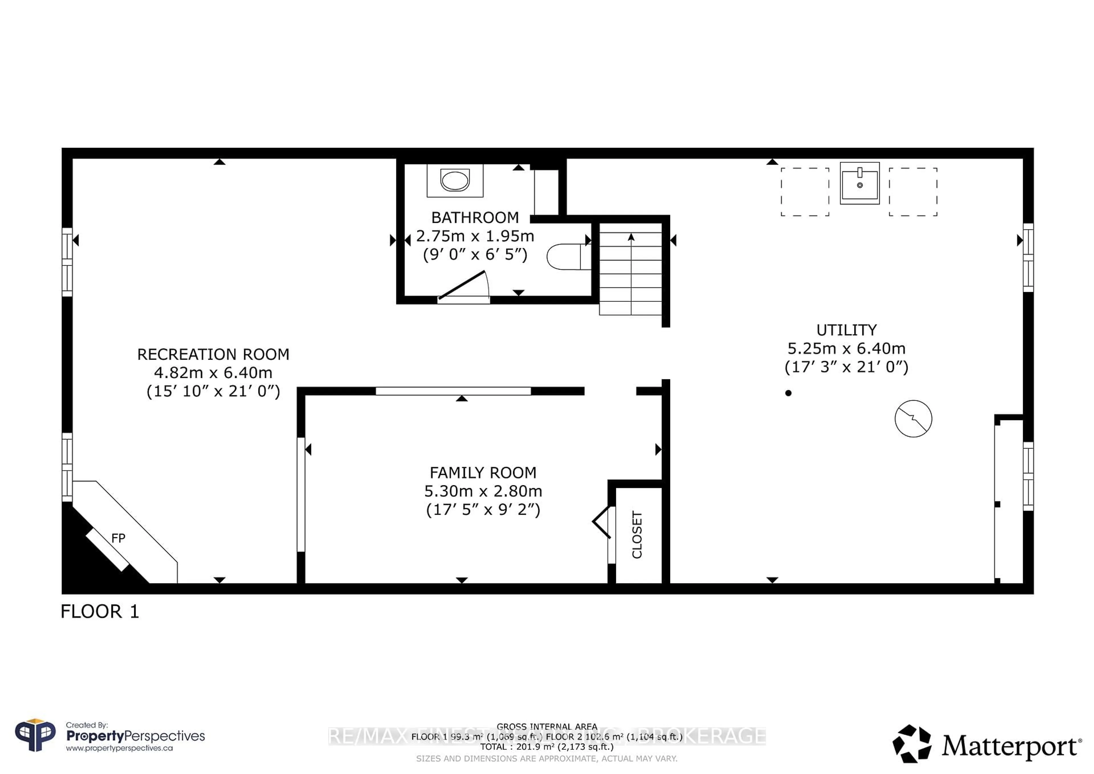 Floor plan for 1076 Lincoln Dr, Kingston Ontario K7M 4Z4