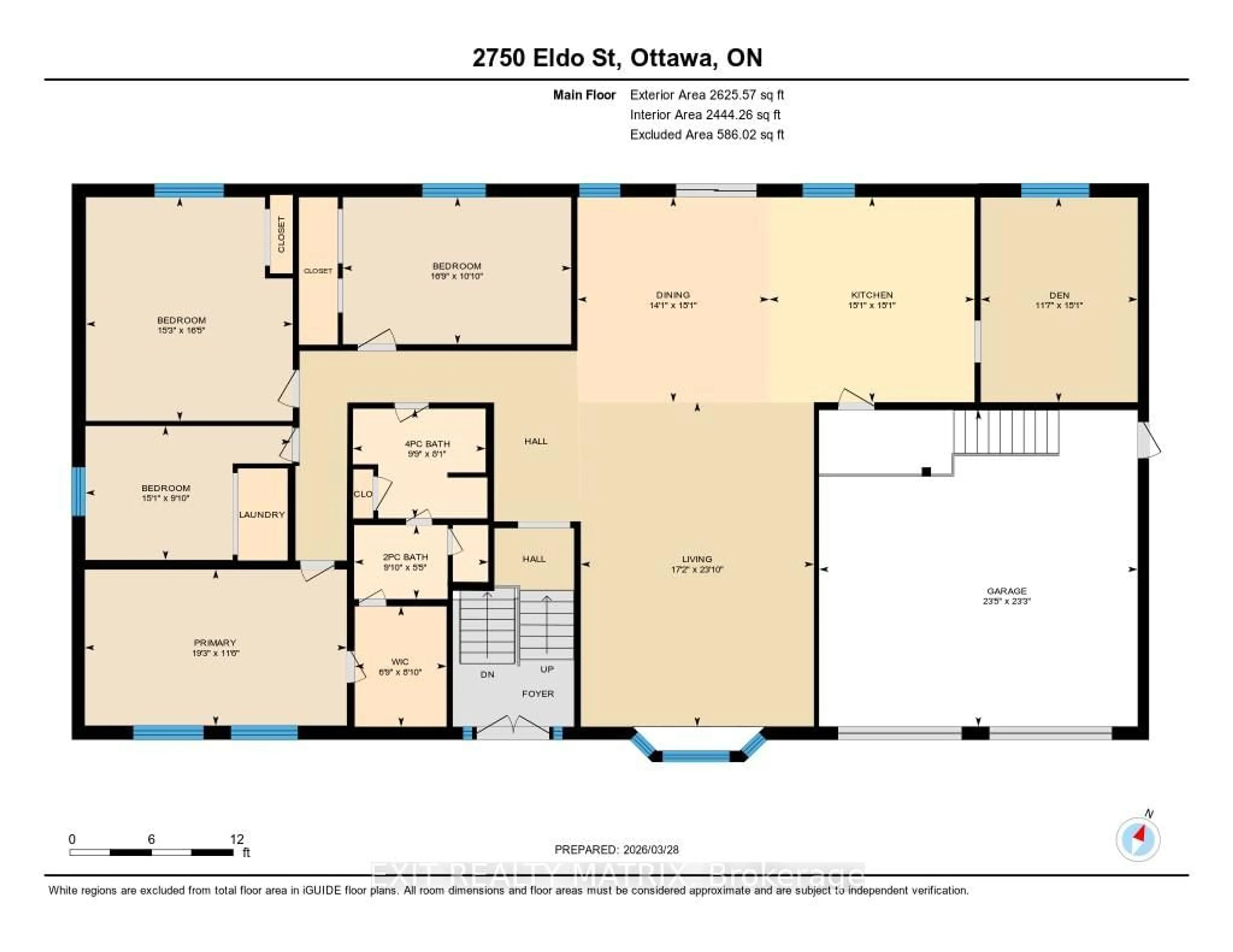 Floor plan for 2750 Eldo St, Metcalfe Ontario K0A 2P0