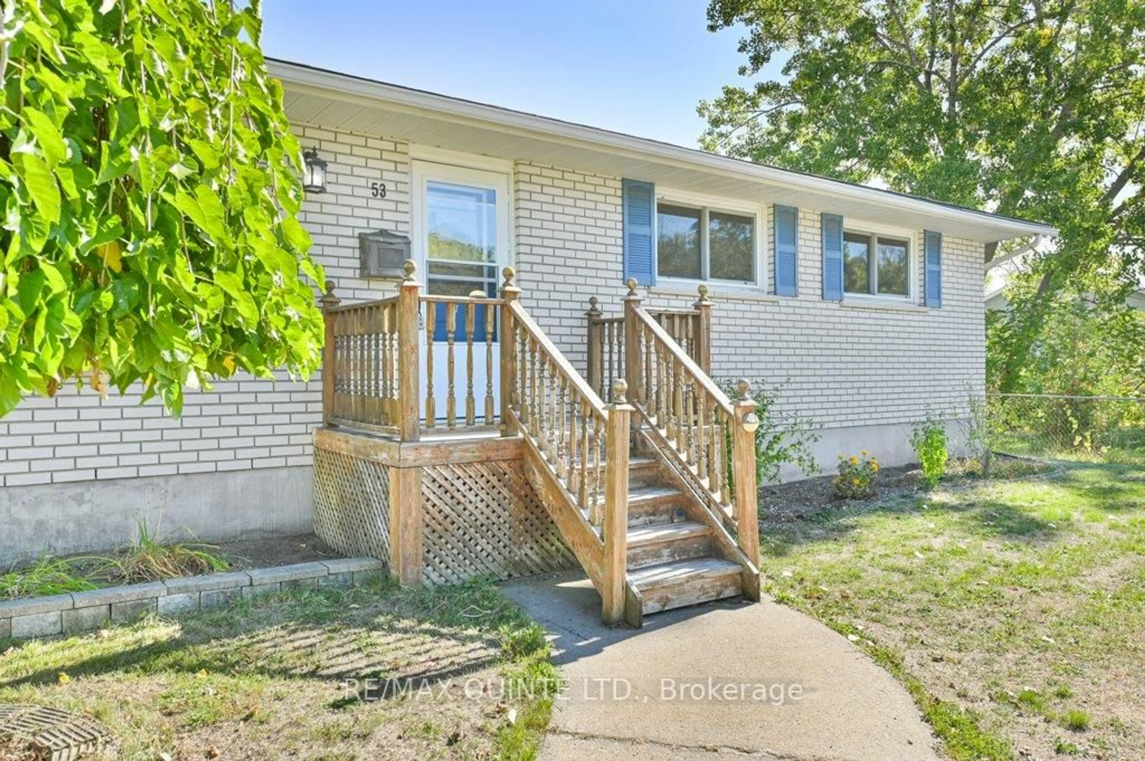 Home with brick exterior material, street for 53 Water St, Quinte West Ontario K8V 4M1