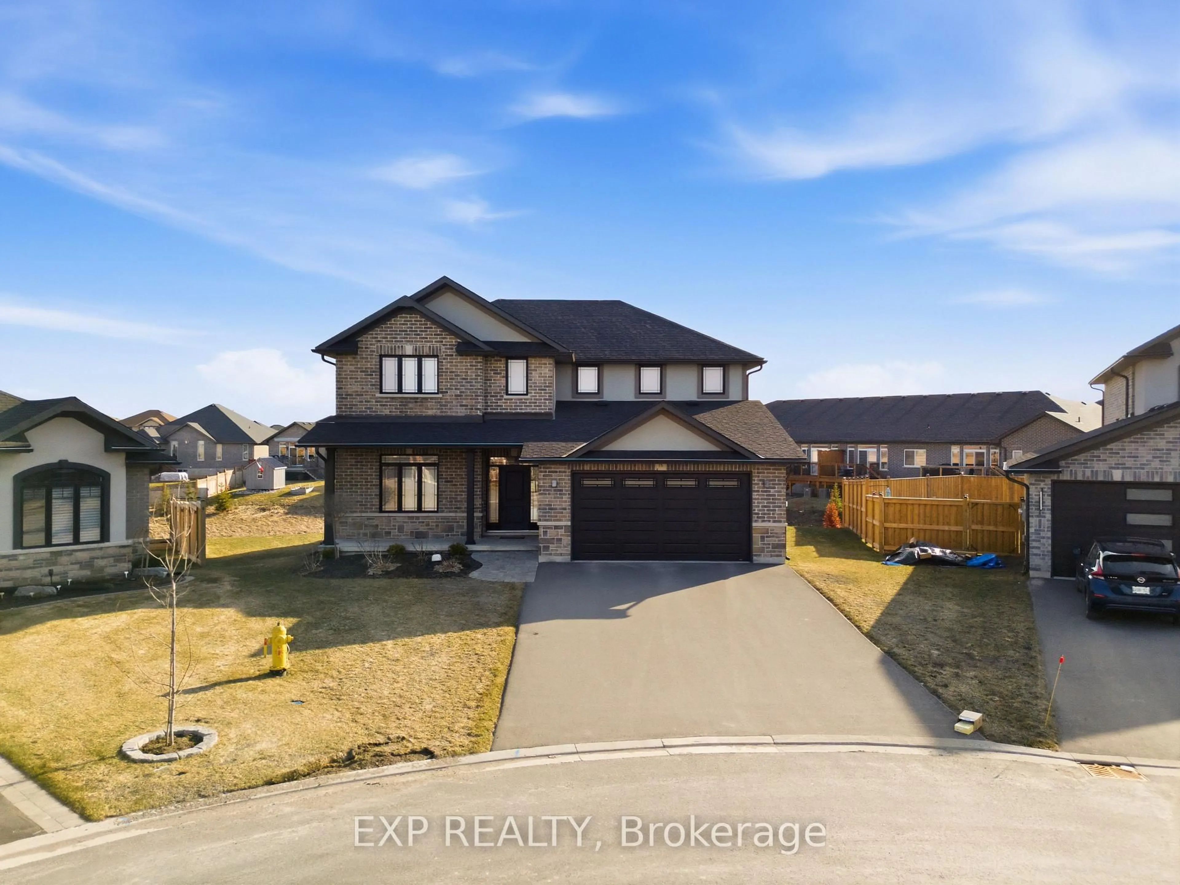 A pic from outside/outdoor area/front of a property/back of a property/a pic from drone, street for 18 Mavety Crt, Belleville Ontario K8N 4Z5