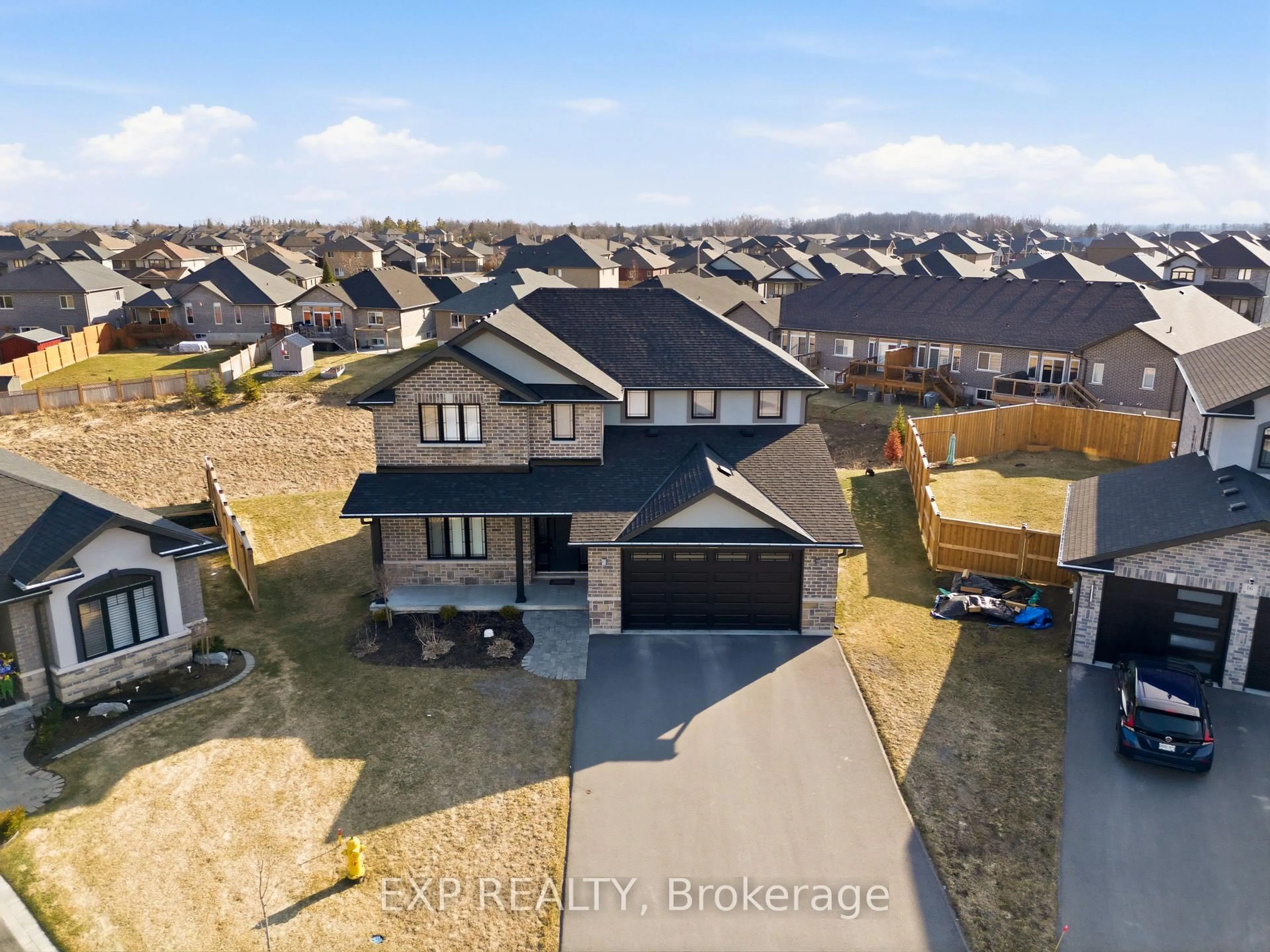 A pic from outside/outdoor area/front of a property/back of a property/a pic from drone, street for 18 Mavety Crt, Belleville Ontario K8N 4Z5