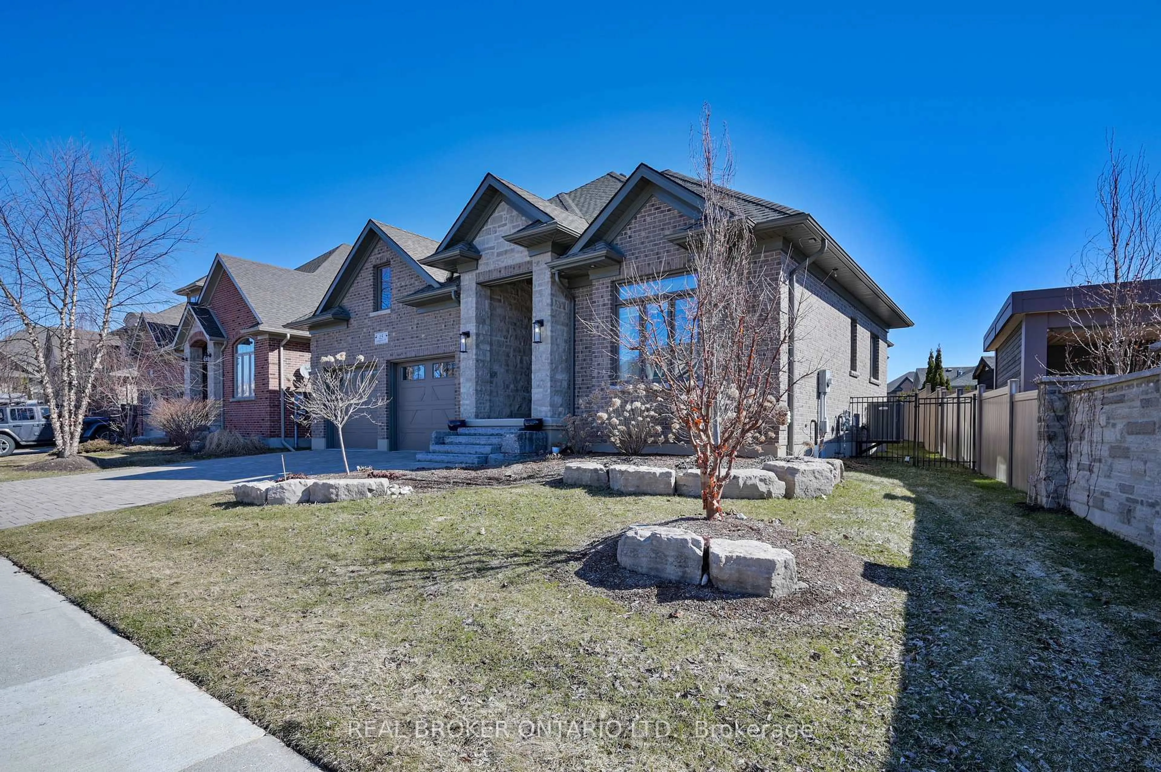 Home with brick exterior material, street for 15 LANGTON Dr, Kitchener Ontario N2P 2X9