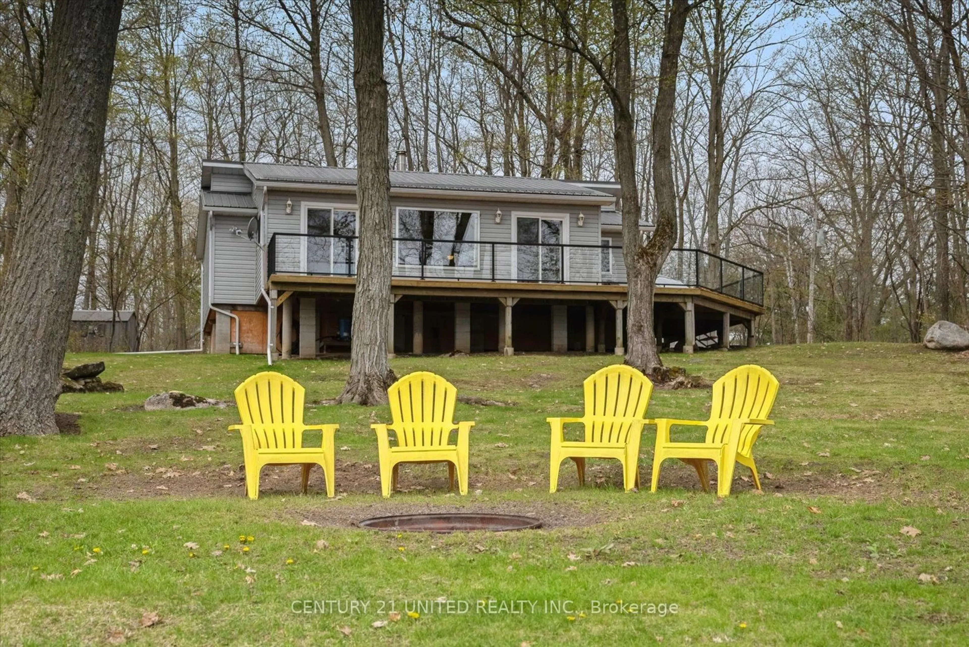 Patio, water/lake/river/ocean view for 179 Long Island, Otonabee-South Monaghan Ontario K0L 2G0