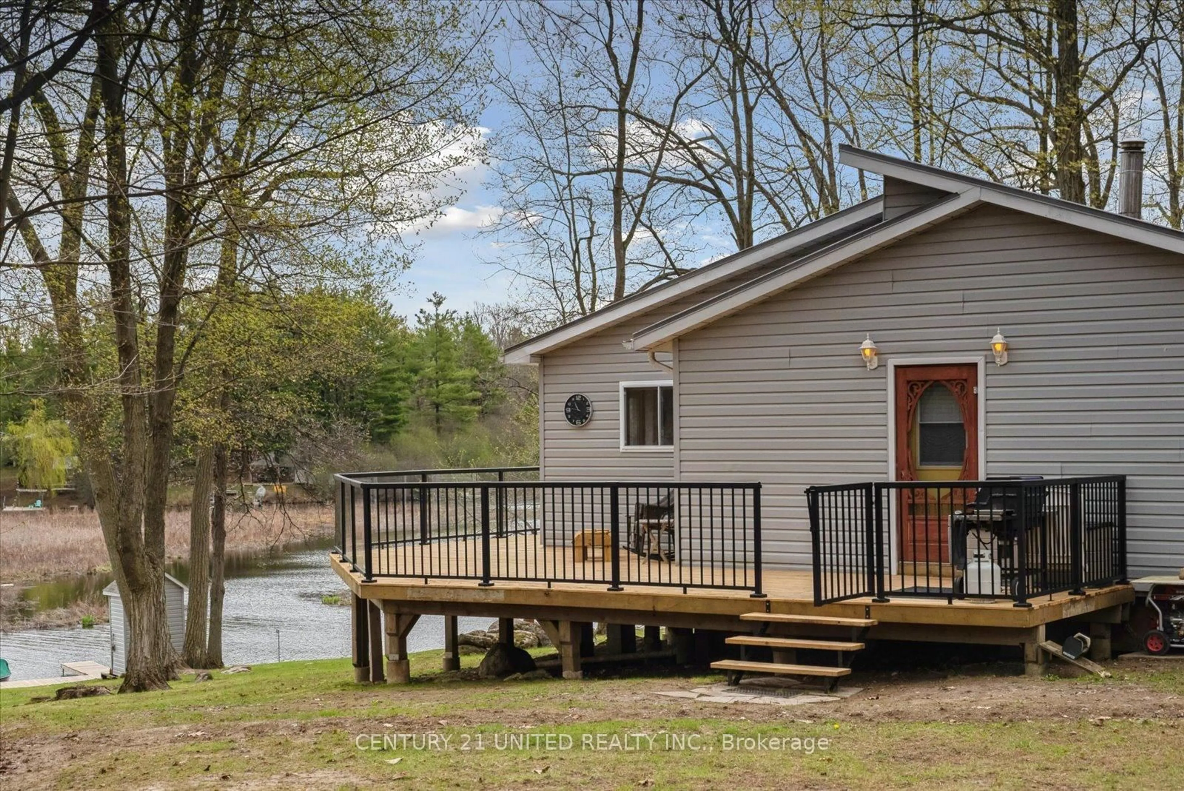 Patio, water/lake/river/ocean view for 179 Long Island, Otonabee-South Monaghan Ontario K0L 2G0