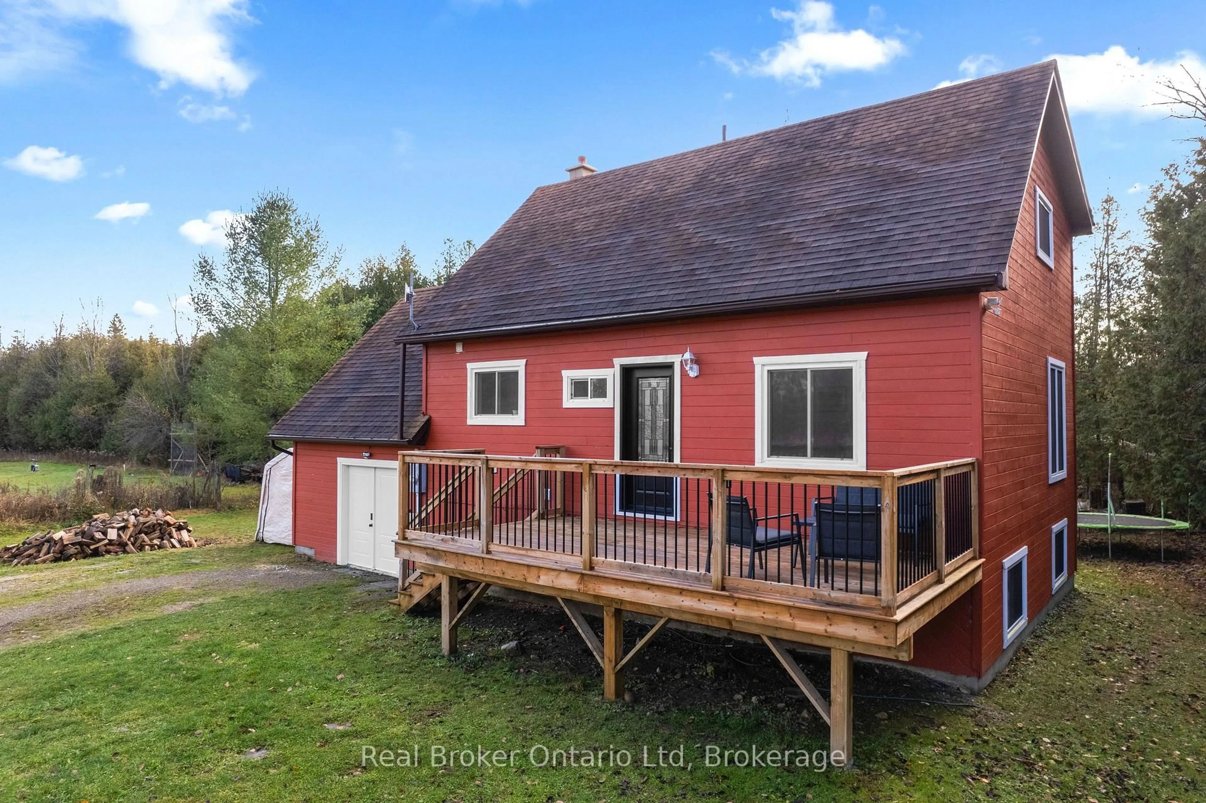 A pic from outside/outdoor area/front of a property/back of a property/a pic from drone, water/lake/river/ocean view for 362129 16 Concession, Georgian Bluffs Ontario N0H 1P0