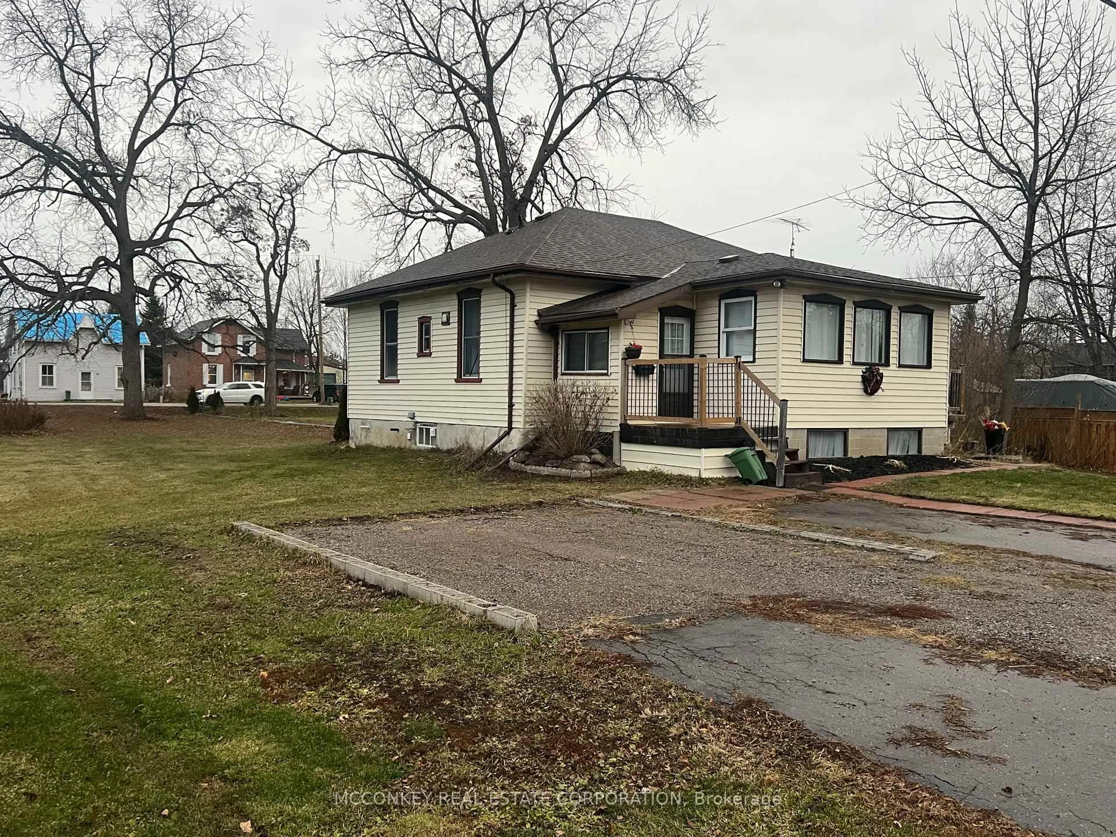 A pic from outside/outdoor area/front of a property/back of a property/a pic from drone, street for 24 KING St, Kawartha Lakes Ontario K0L 2W0