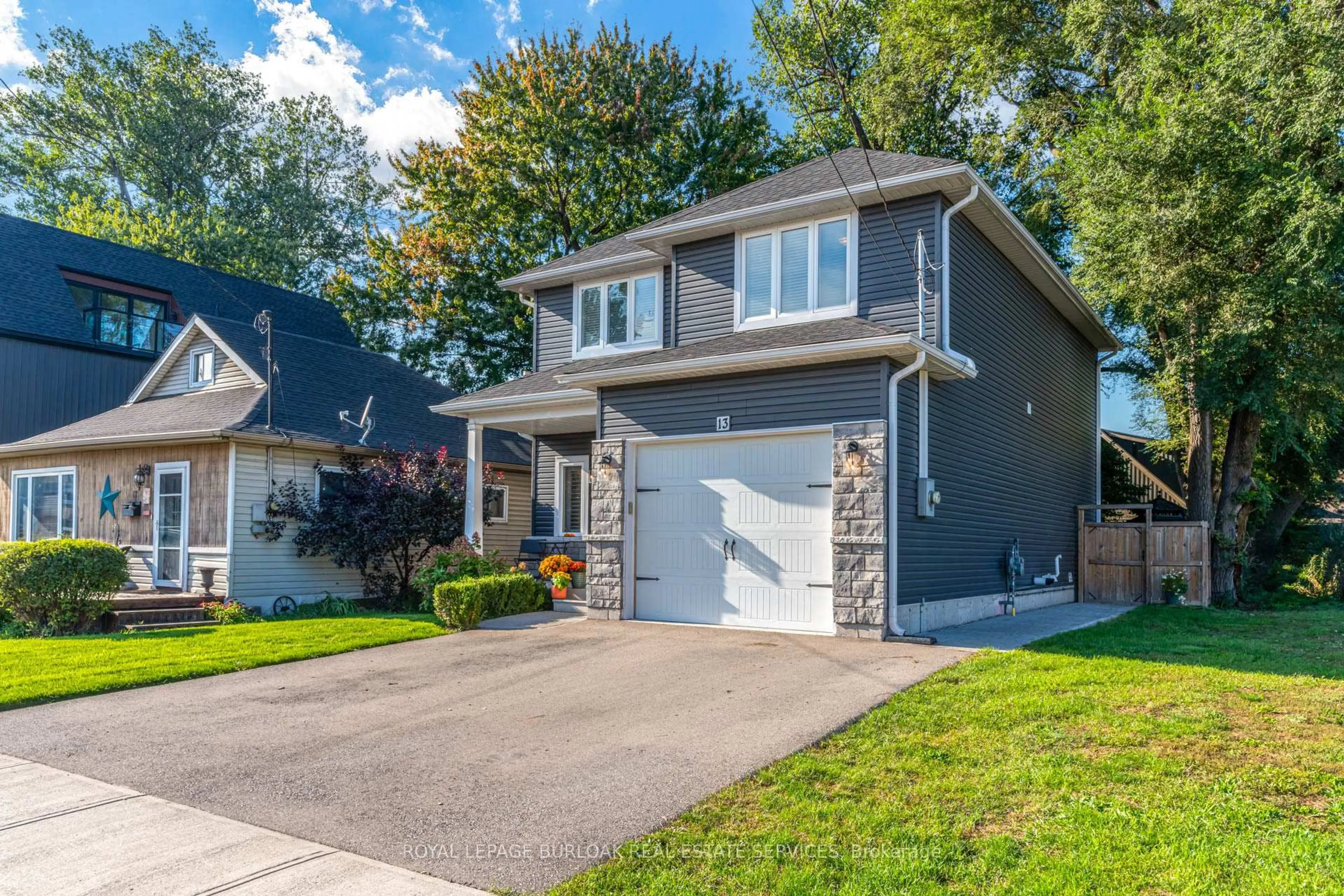 Home with vinyl exterior material, street for 13 Clare Ave, Hamilton Ontario L8H 7C9