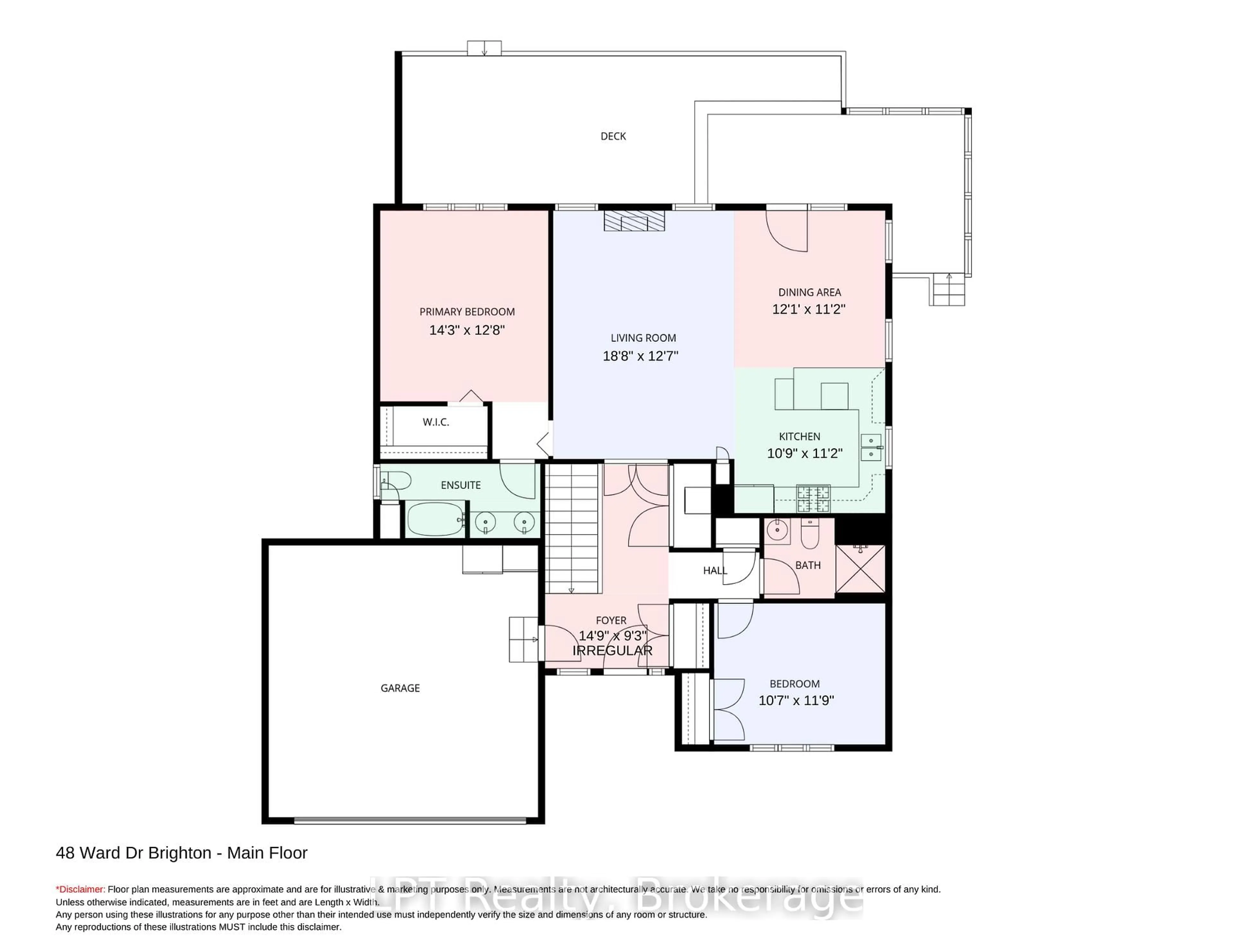 Floor plan for 48 Ward Dr, Brighton Ontario K0K 1H0