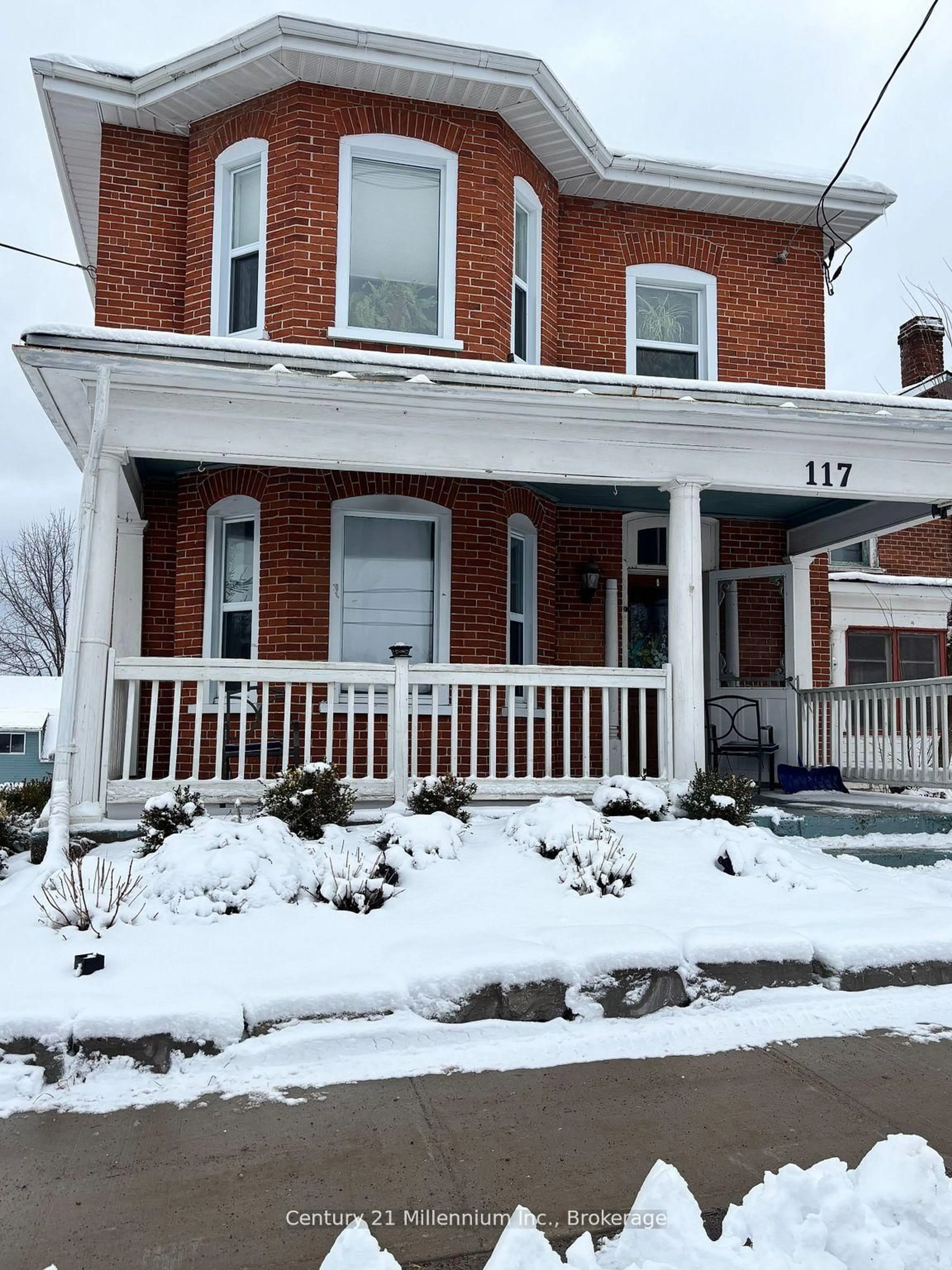 Home with brick exterior material, street for 117 Durham St, Madoc Ontario K0K 2K0