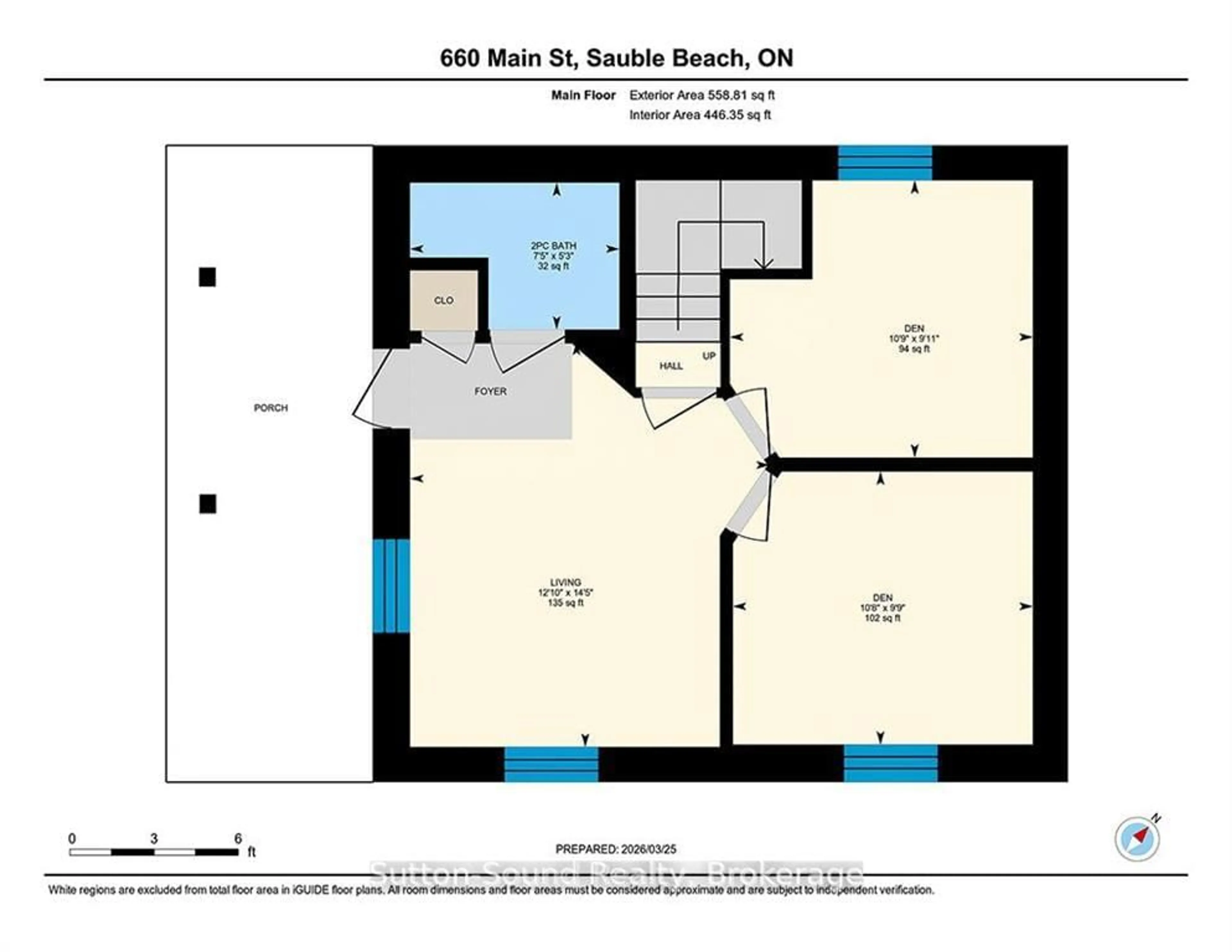Floor plan for 660 Main St, South Bruce Peninsula Ontario N0H 2T0