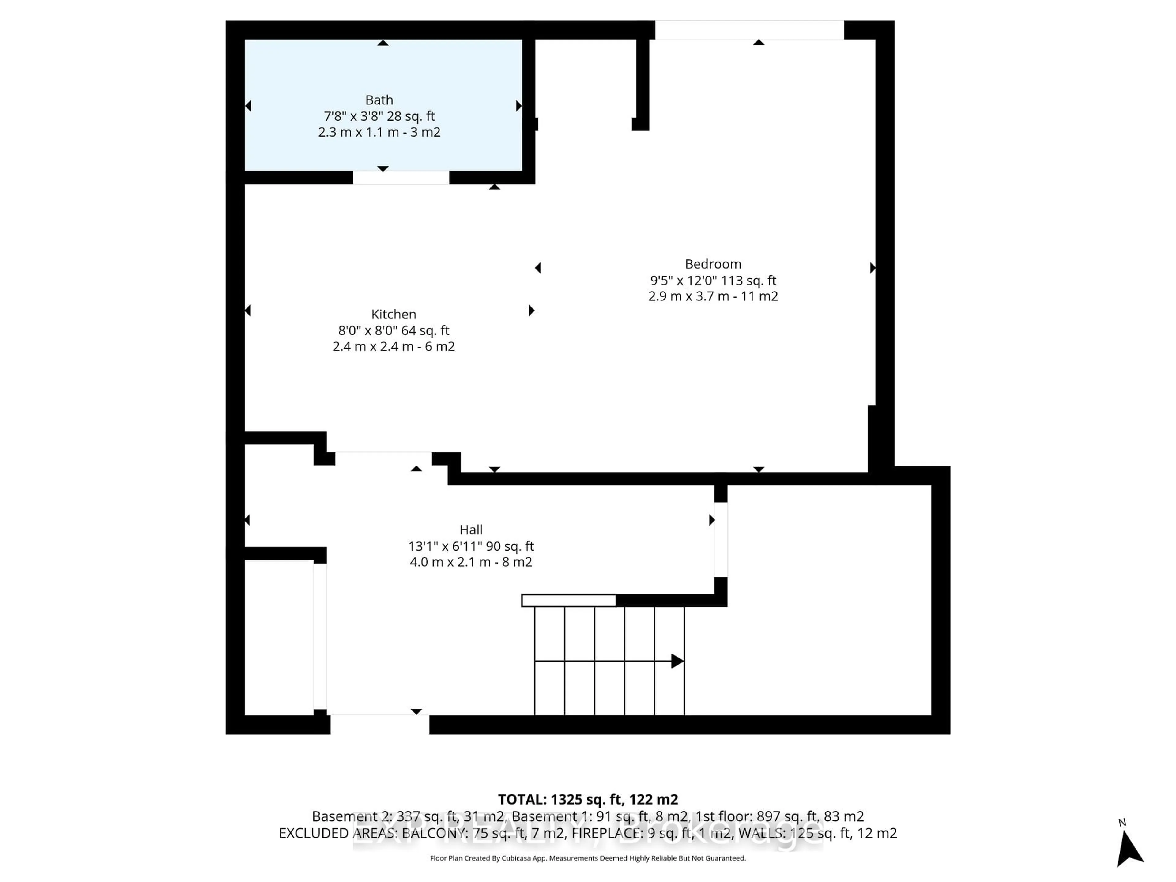 Floor plan for 10 Castlegreen Private, Ottawa Ontario K1T 3N2