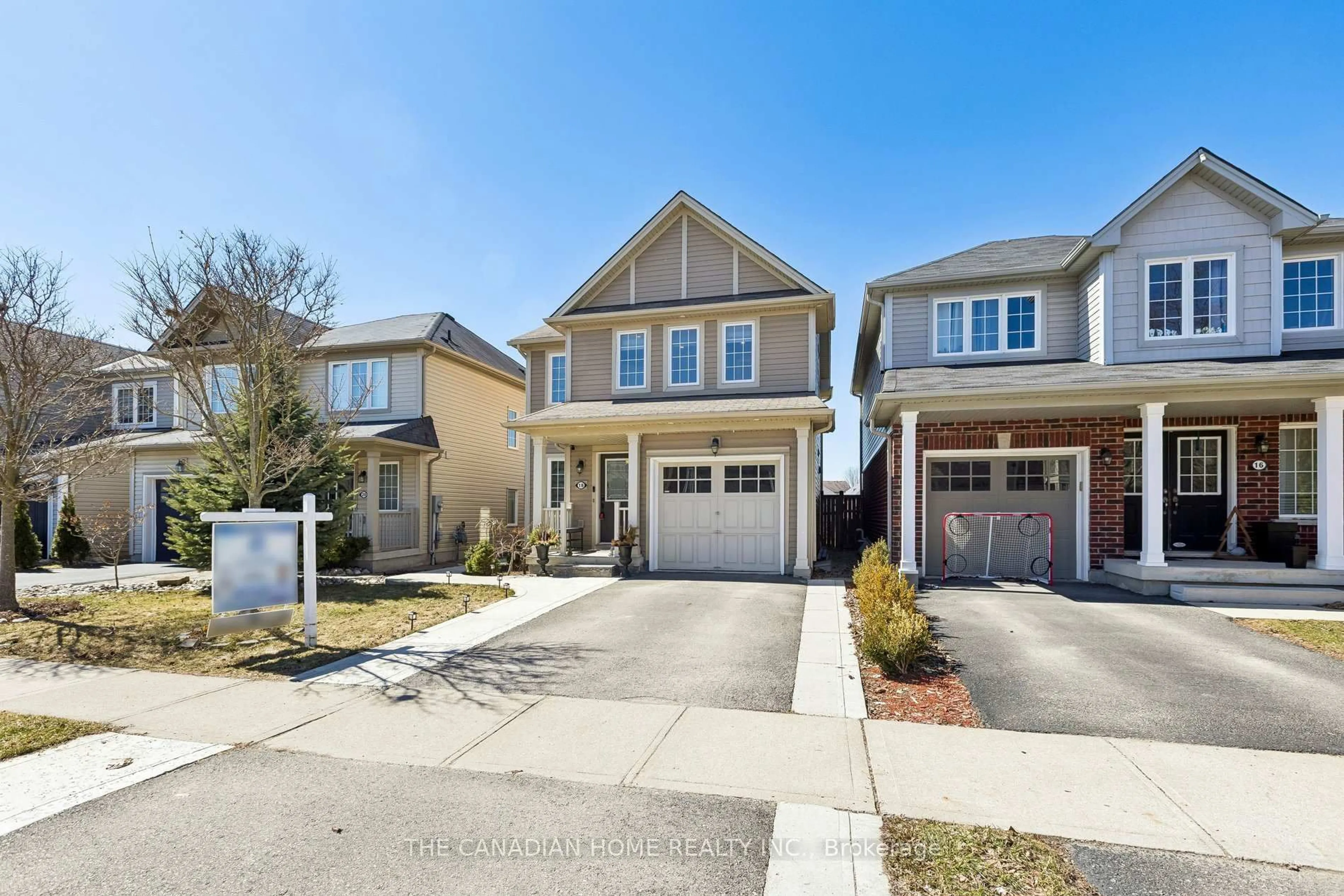 Home with brick exterior material, street for 18 Merritt Lane, Brantford Ontario N3T 0E8