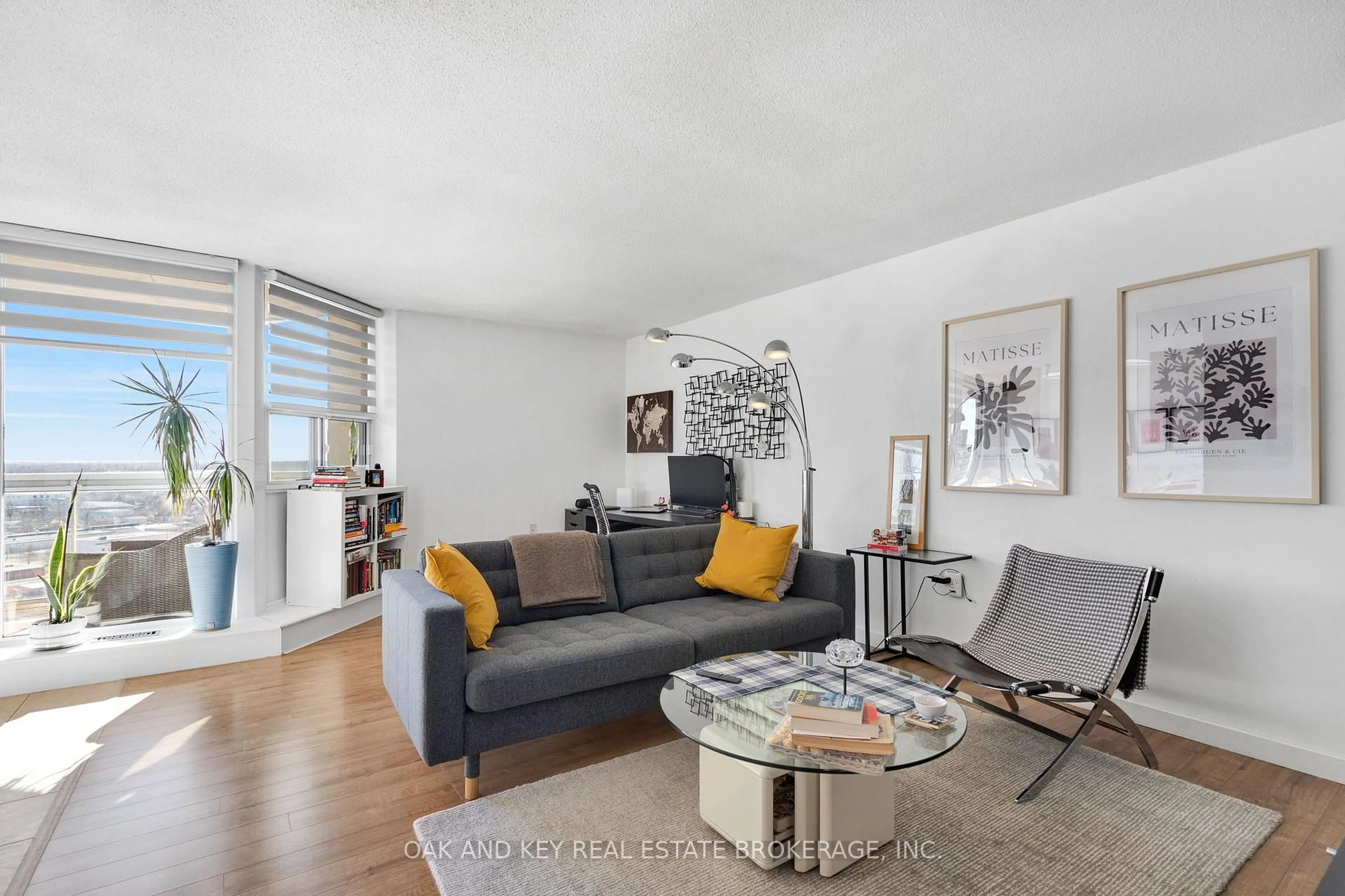 Living room with furniture, unknown for 323 Colborne St #1805, London East Ontario N6B 3N8