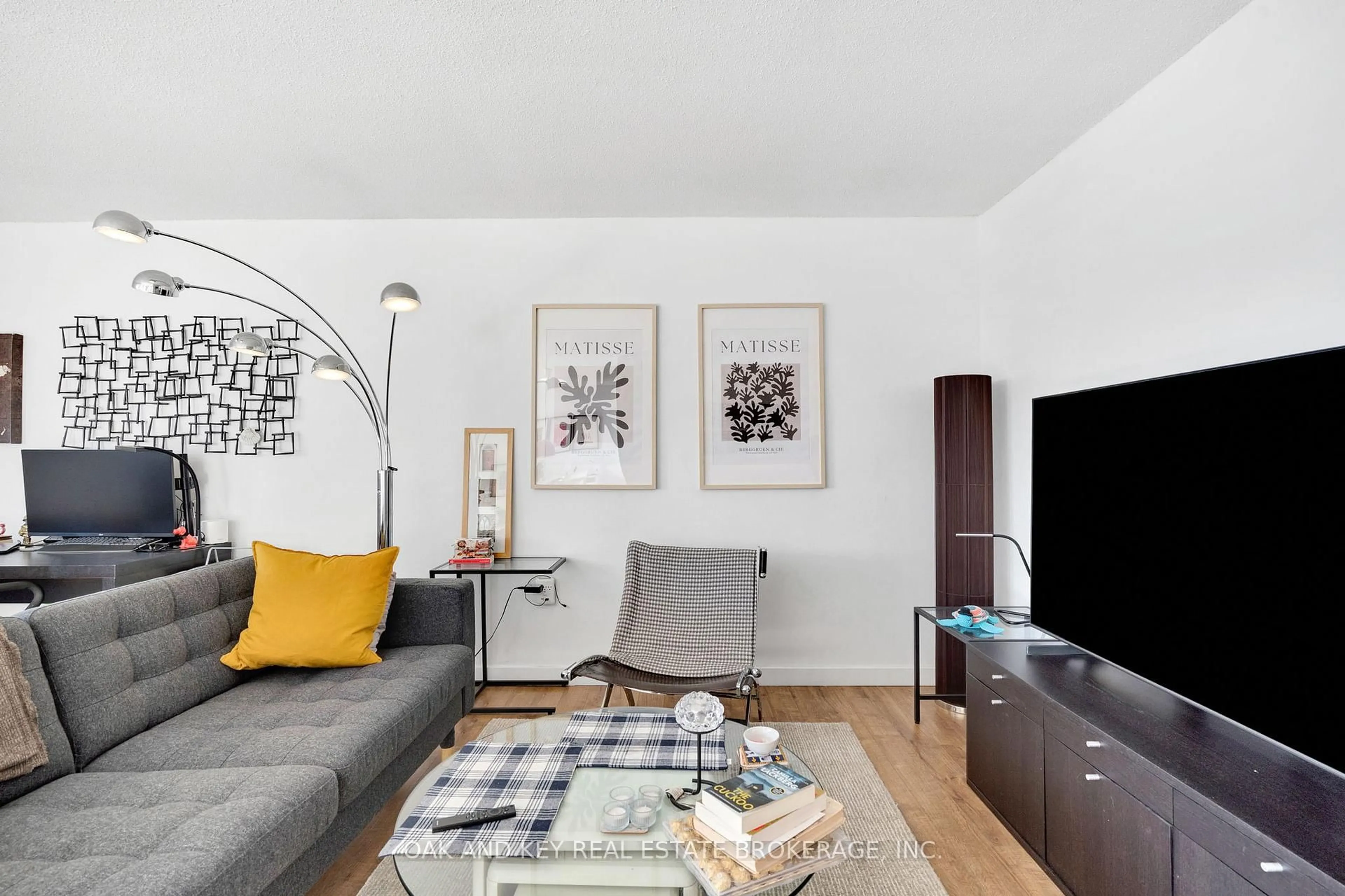 Living room with furniture, unknown for 323 Colborne St #1805, London East Ontario N6B 3N8