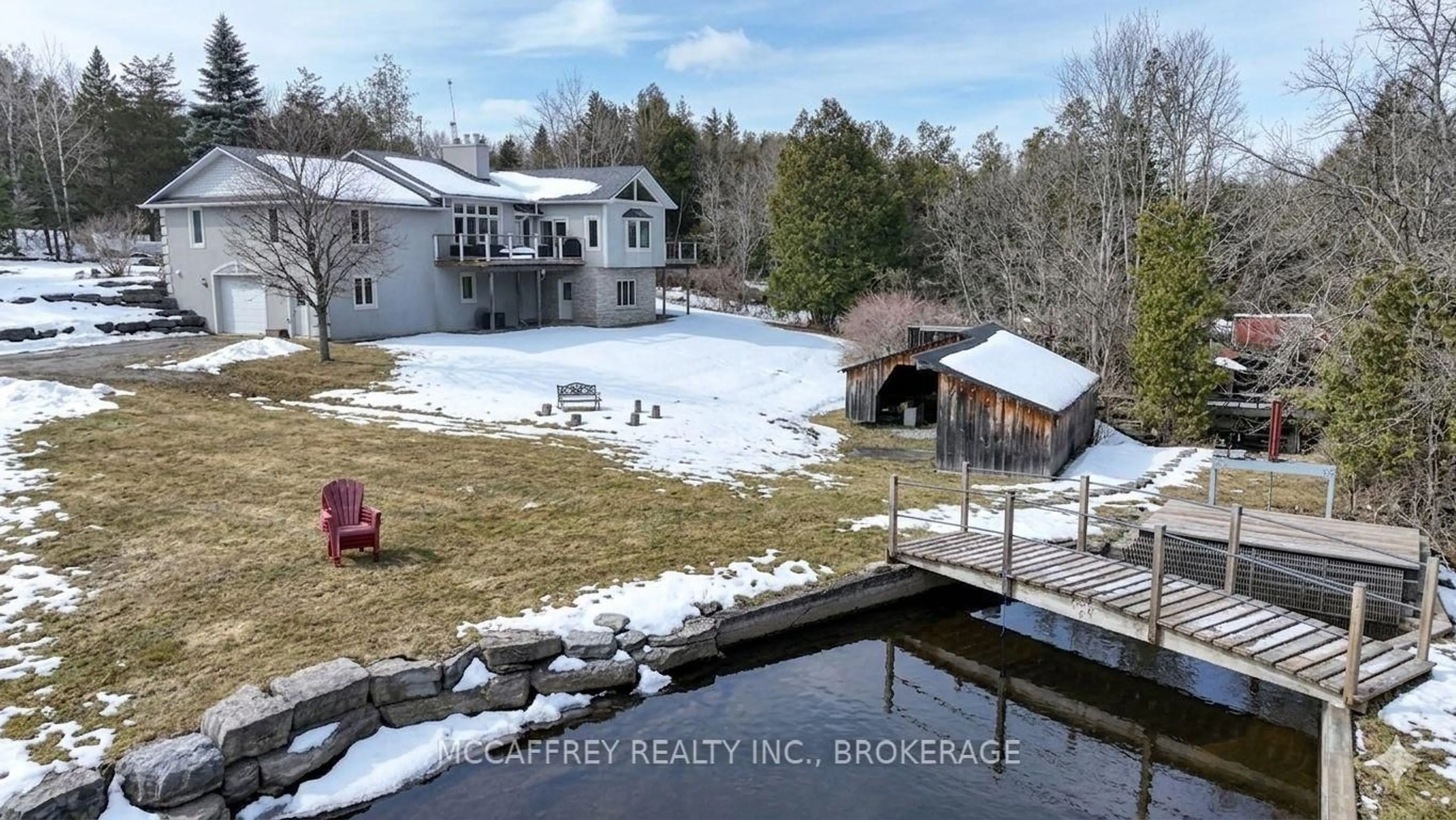 A pic from outside/outdoor area/front of a property/back of a property/a pic from drone, water/lake/river/ocean view for 898 COUNTY ROAD 12, Greater Napanee Ontario K0K 2W0