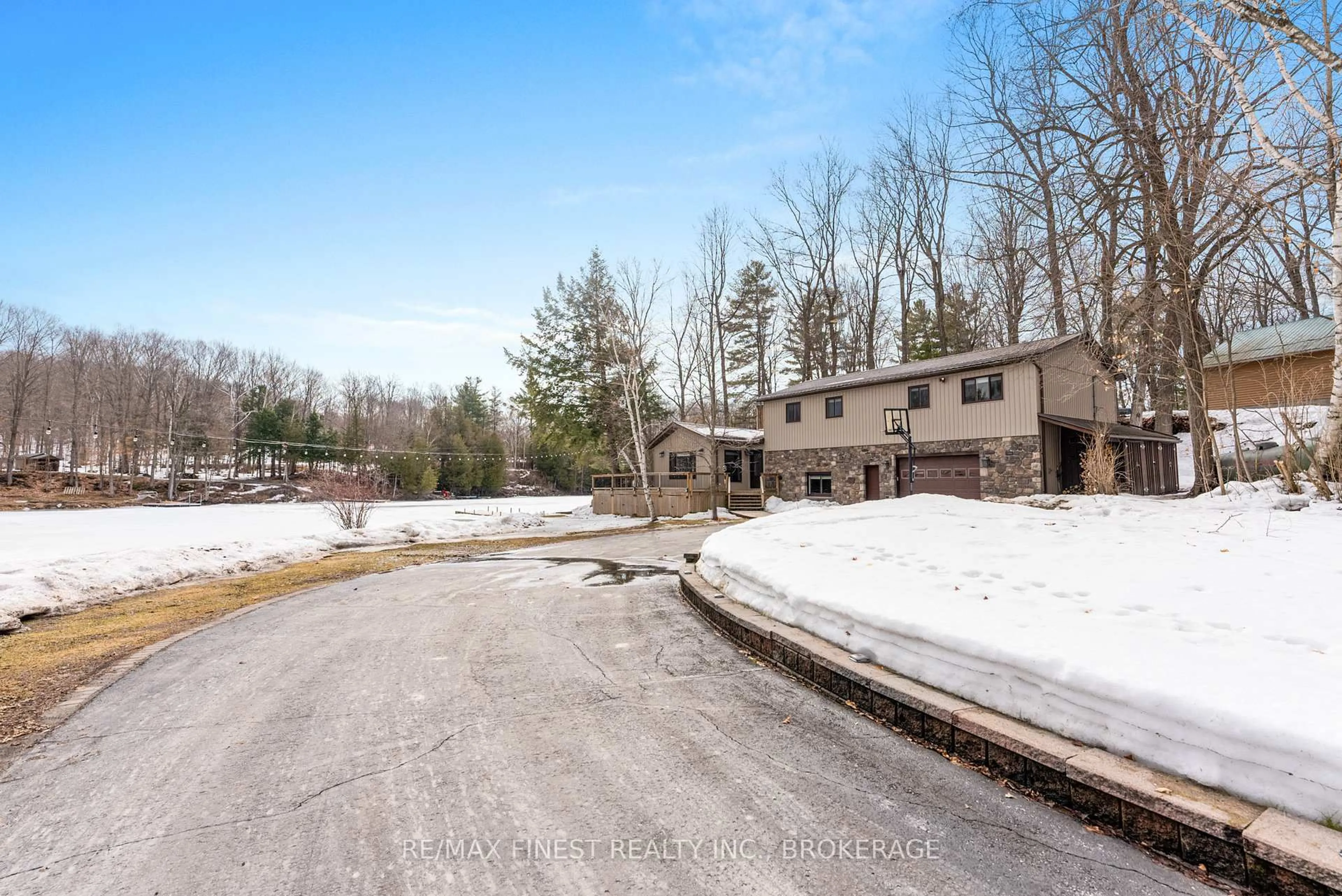 A pic from outside/outdoor area/front of a property/back of a property/a pic from drone, unknown for 2159 EEL BAY Rd, Perth Road Ontario K0H 2L0