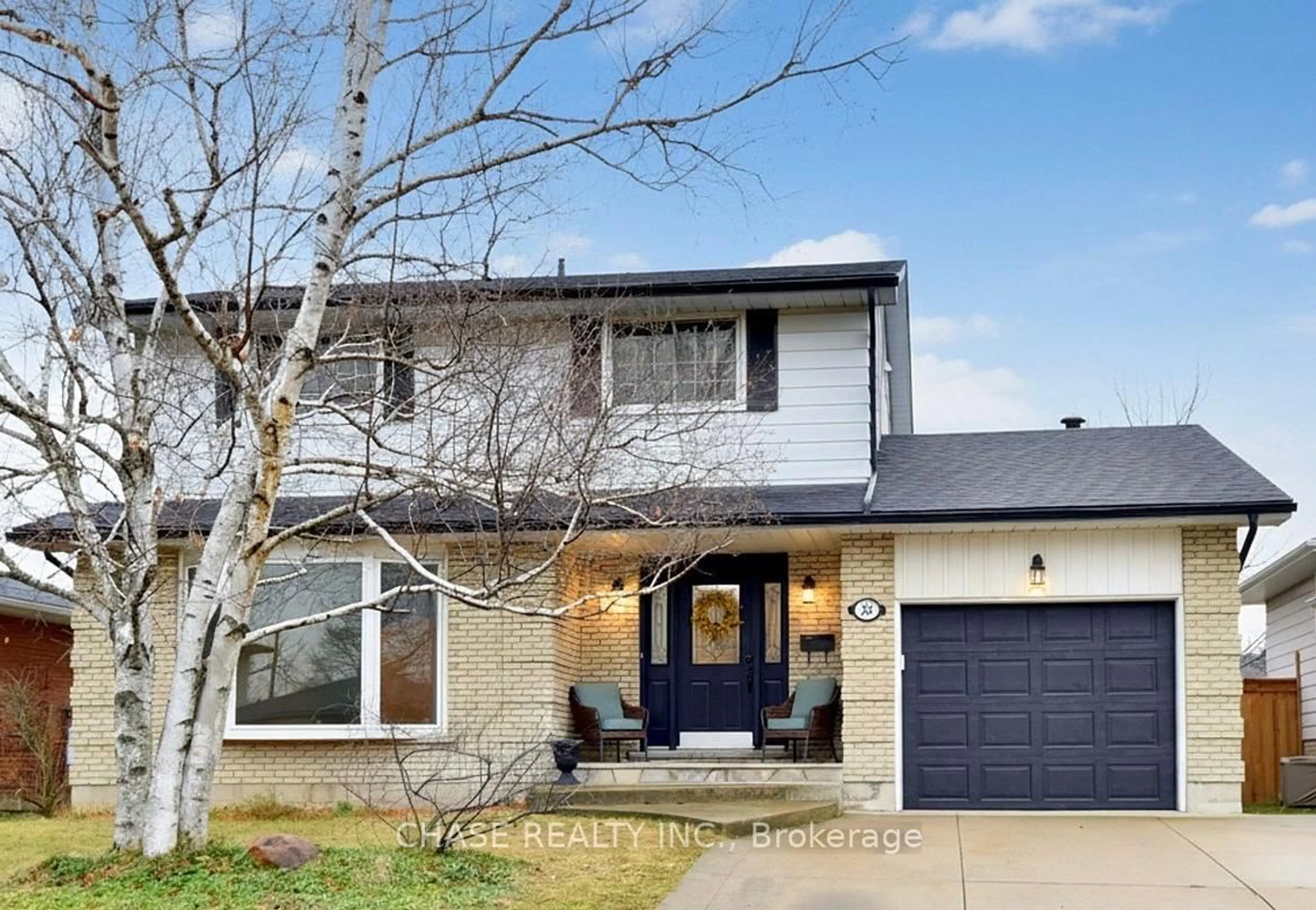 Home with vinyl exterior material, street for 22 San Remo Dr, Hamilton Ontario L9C 5N3