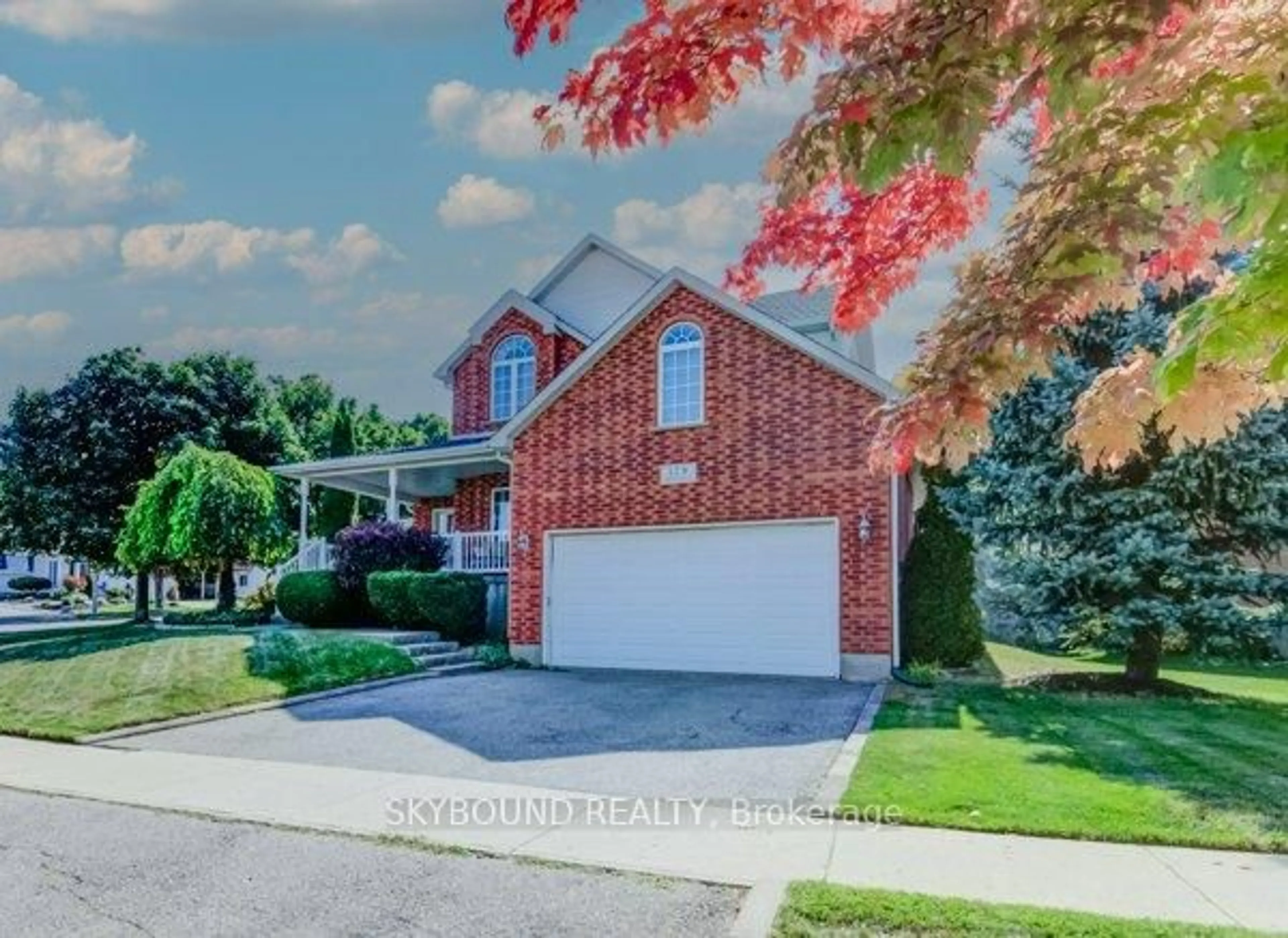 Home with brick exterior material, street for 179 Bridgewater Cres, Waterloo Ontario N2T 2M3