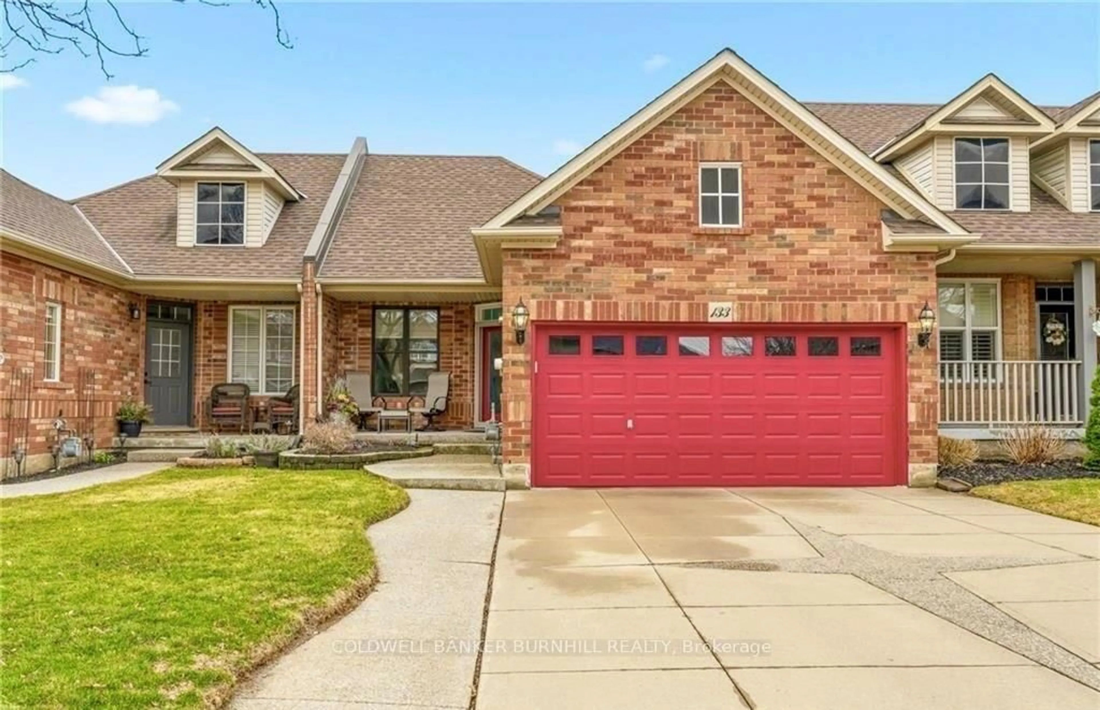 Home with brick exterior material, street for 133 Thoroughbred Blvd, Hamilton Ontario L9K 1N2