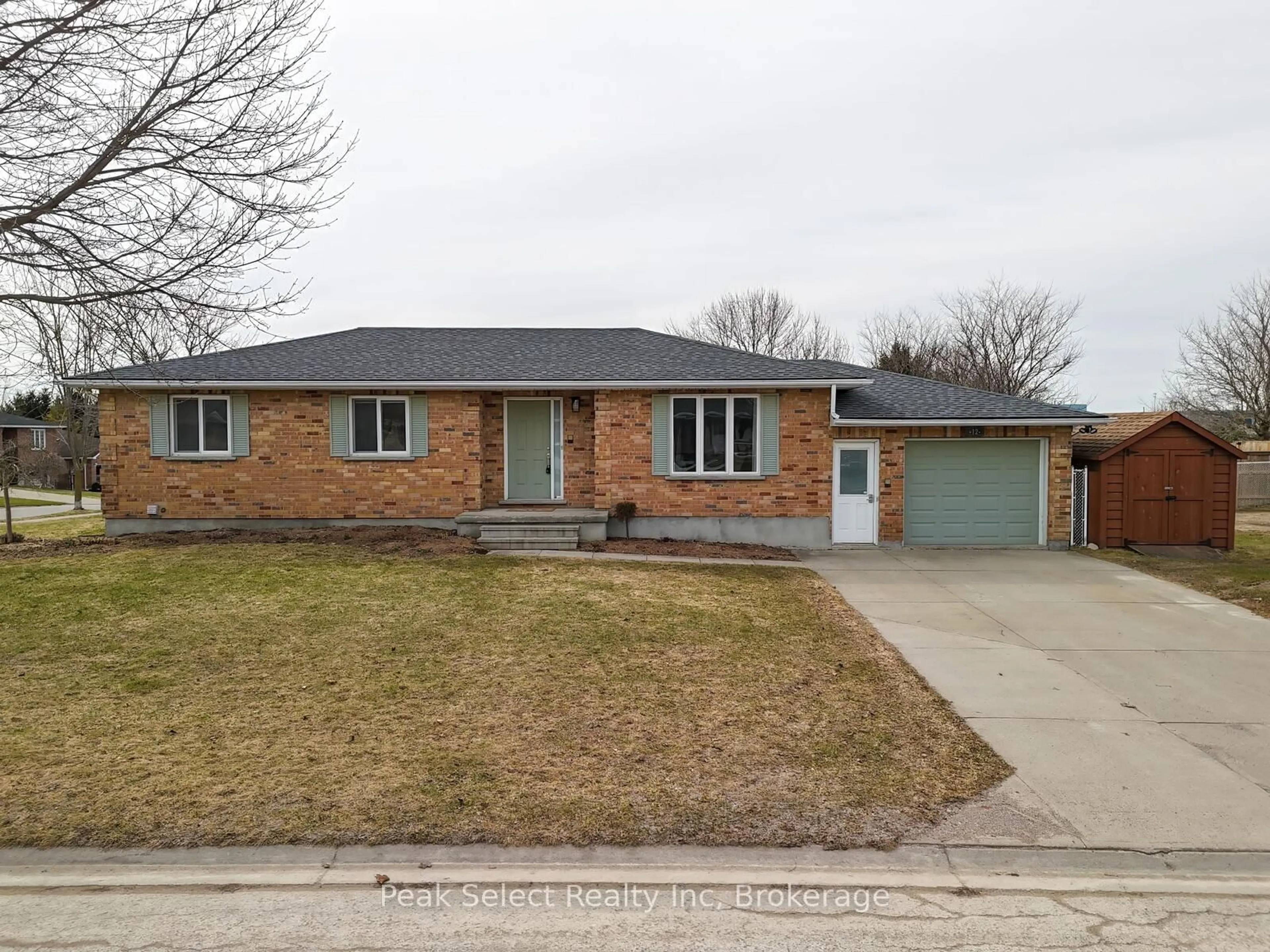 Home with brick exterior material, street for 12 MEADOWRIDGE Dr, St. Marys Ontario N4X 1B6