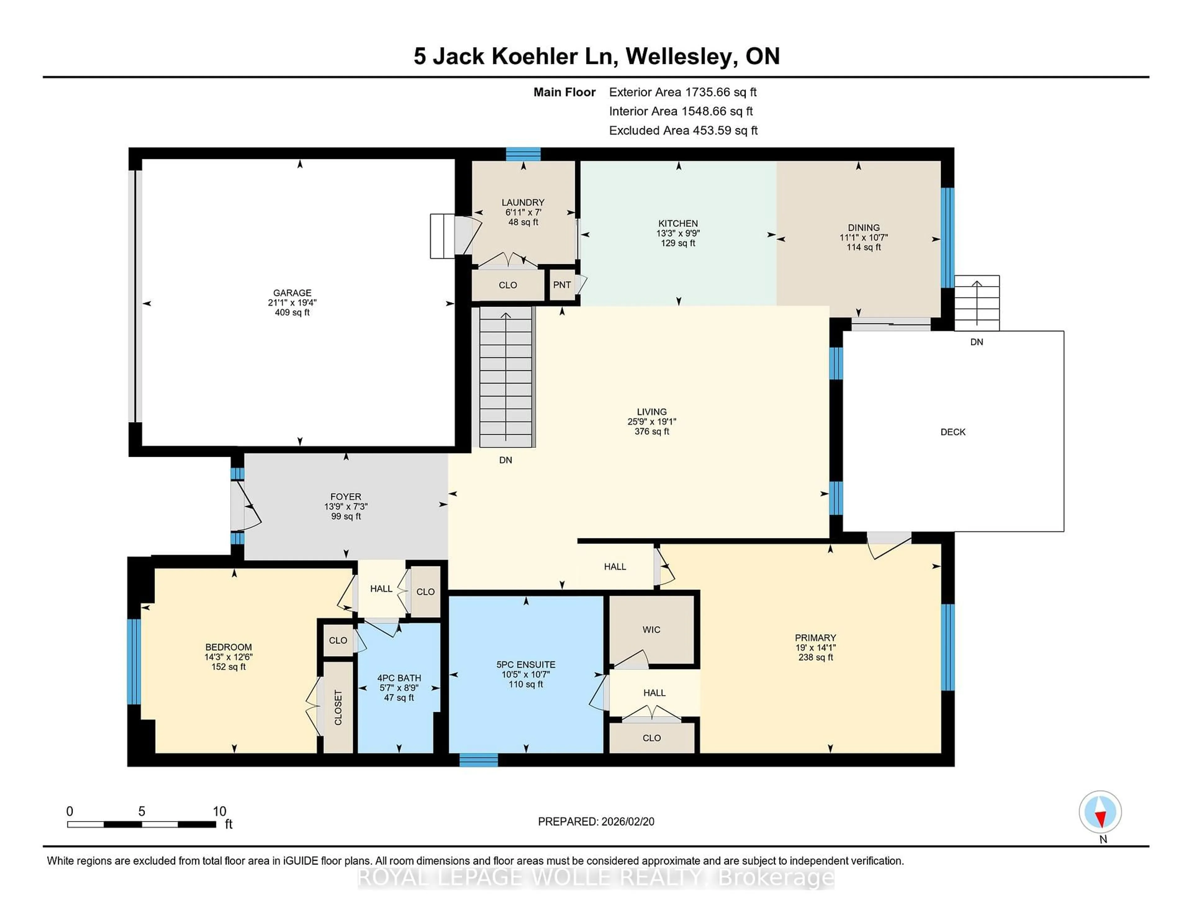 Floor plan for 5 Jack koehler Lane, Wellesley Ontario N0B 2T0