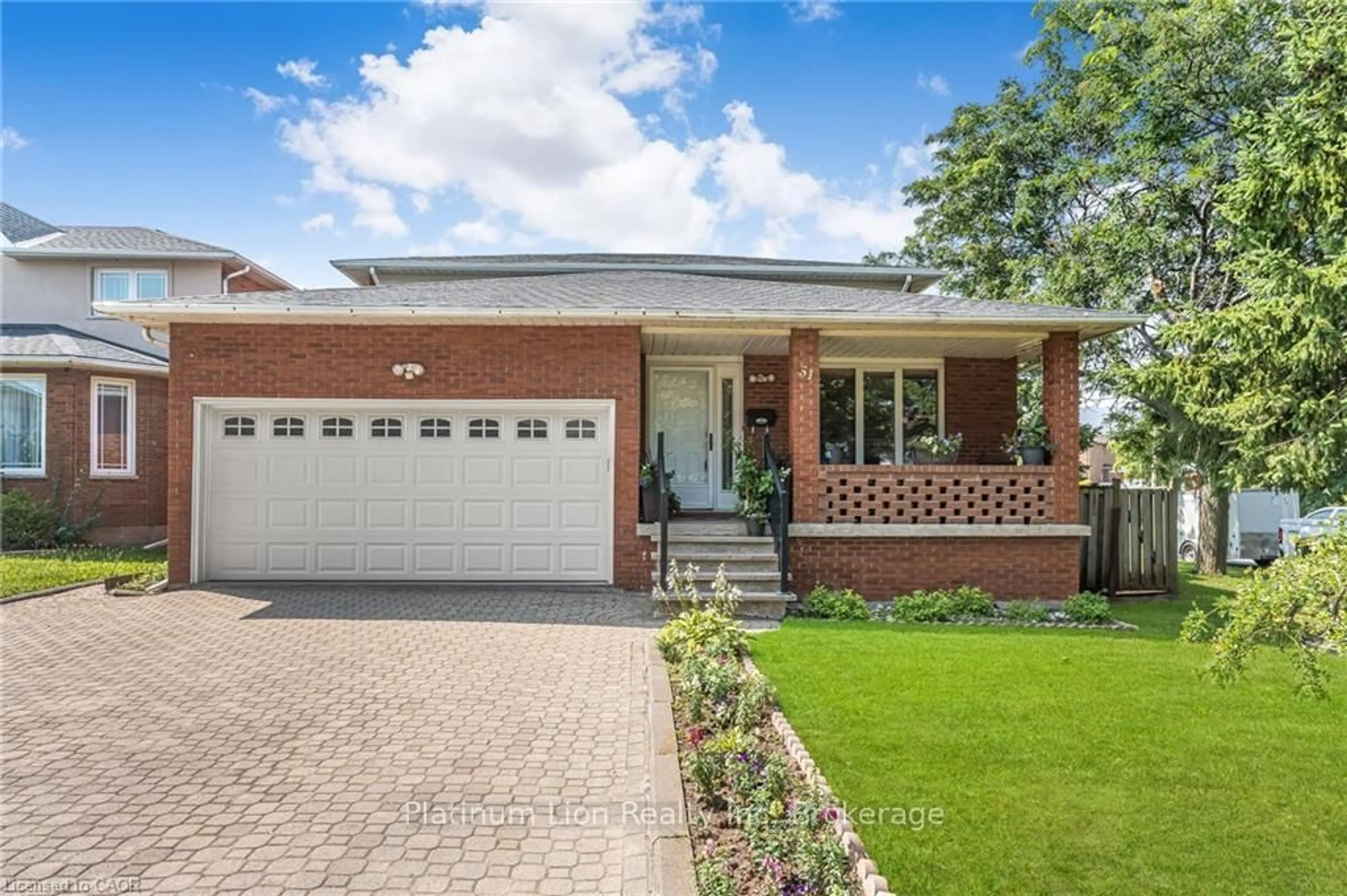 Home with brick exterior material, street for 51 Seaton Place Dr, Hamilton Ontario L8E 3E4