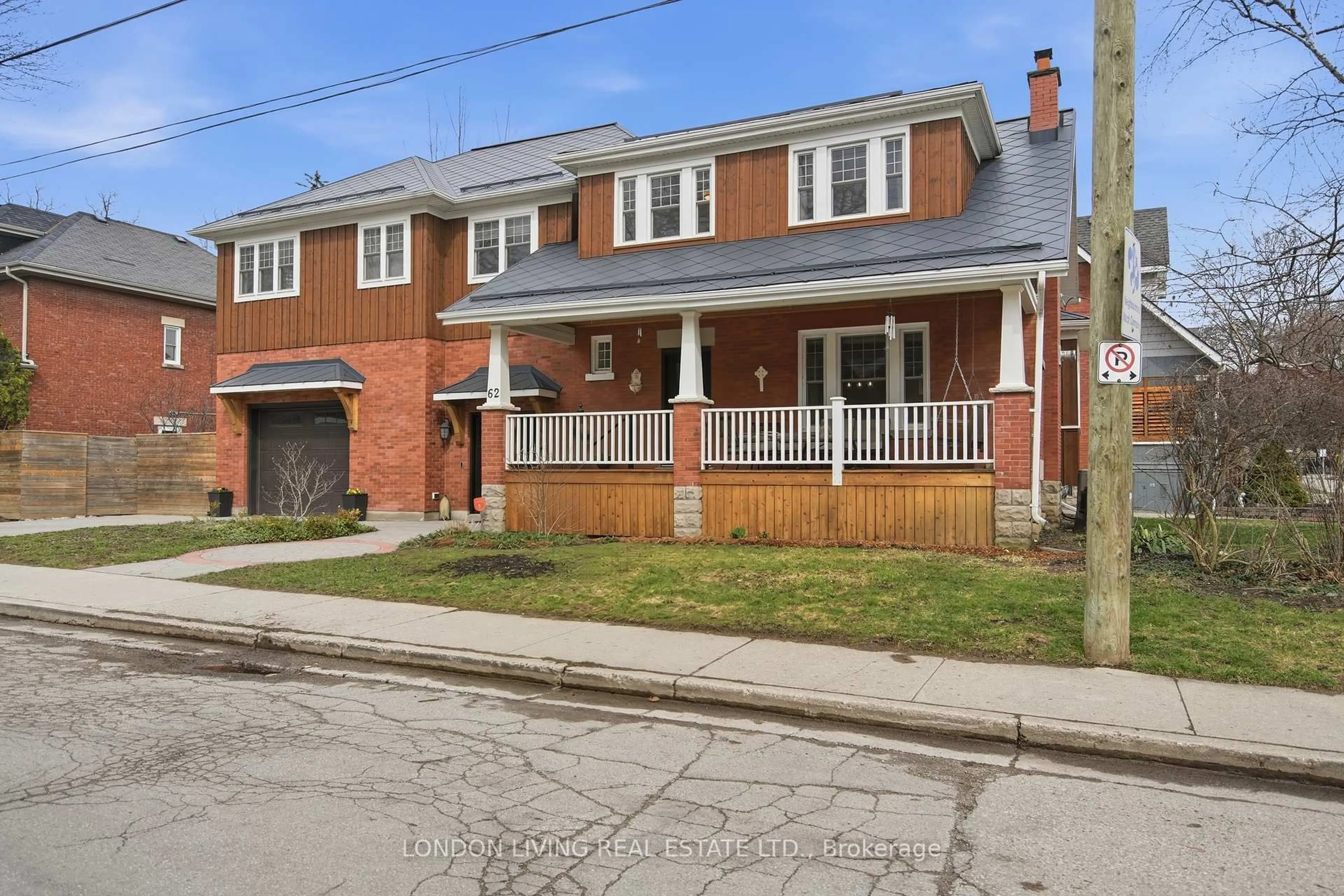 Home with brick exterior material, street for 62 Gerrard St, London South Ontario N6C 4C7