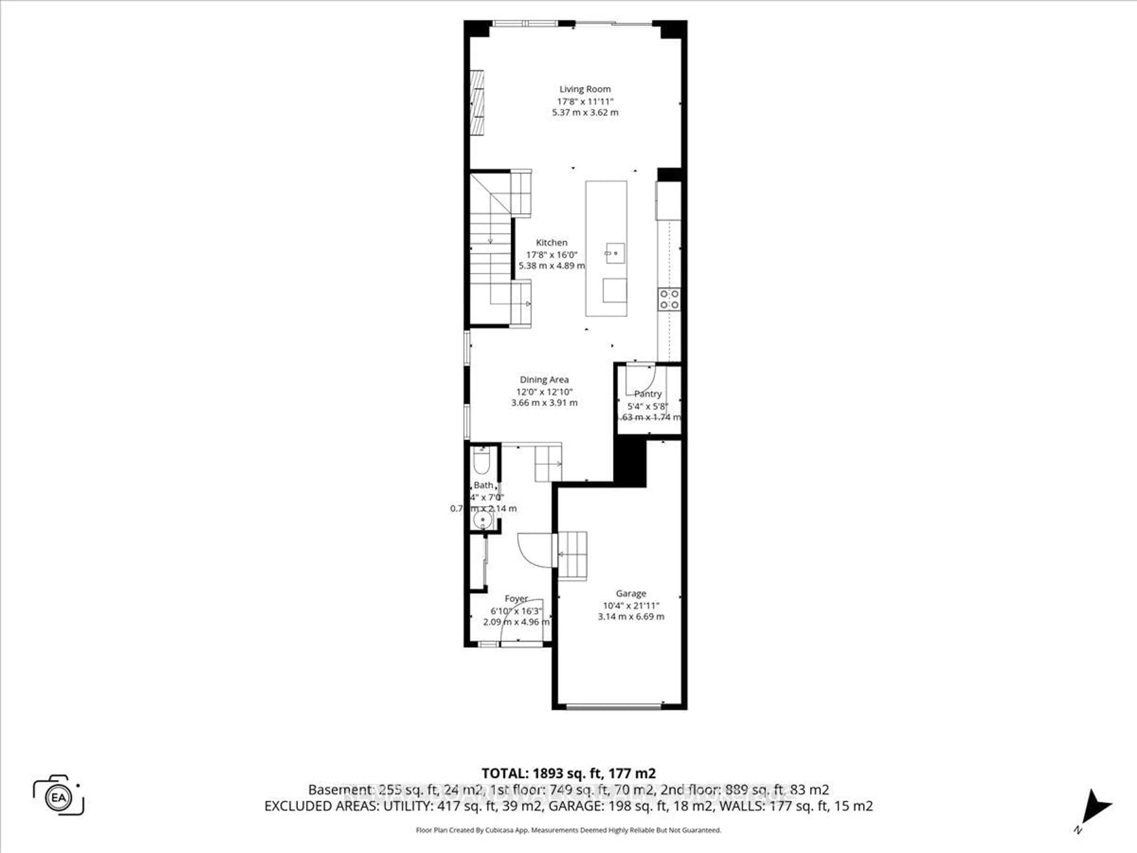 Floor plan for 297 Labelle St, Russell Ontario K0A 1W0